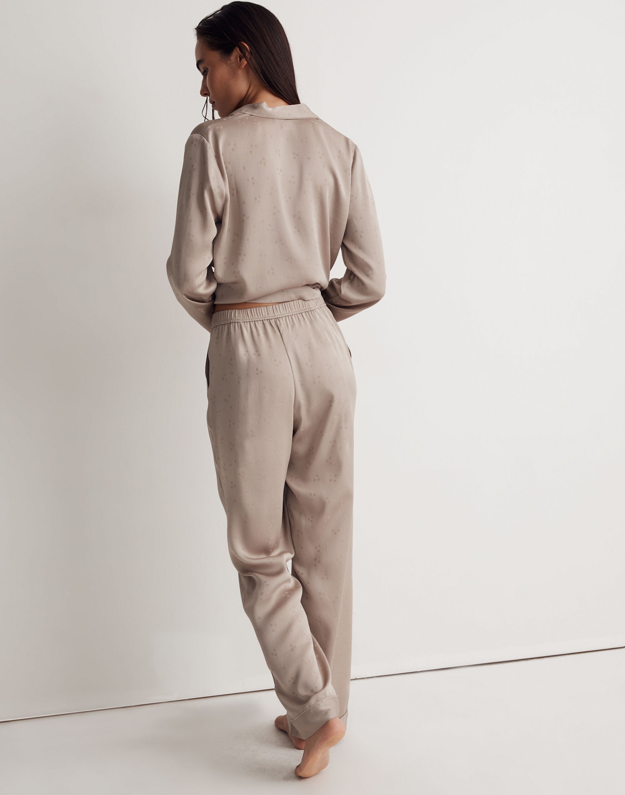 Night Stars Satin Pajama Pants