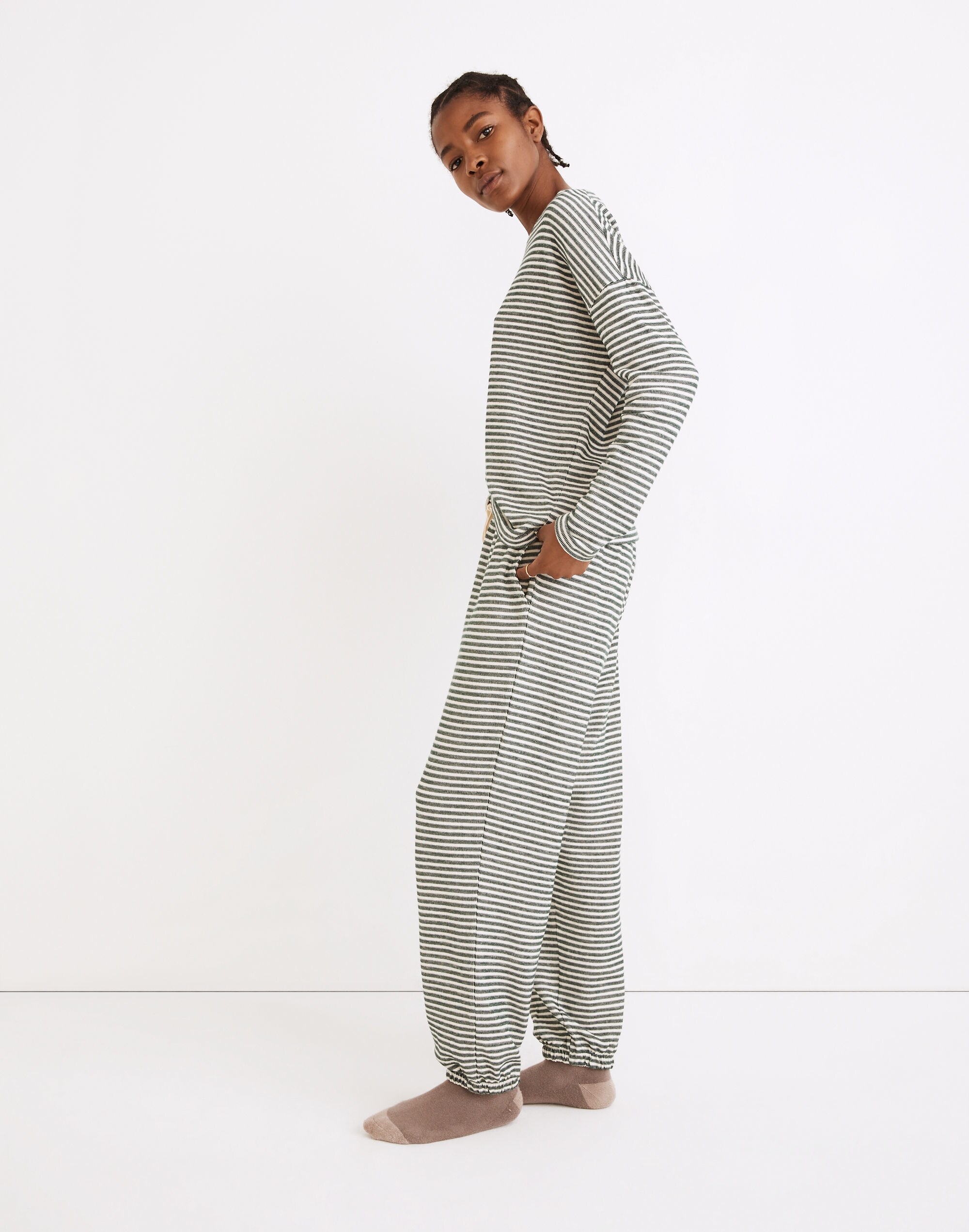 Striped Saunter Lounge Set