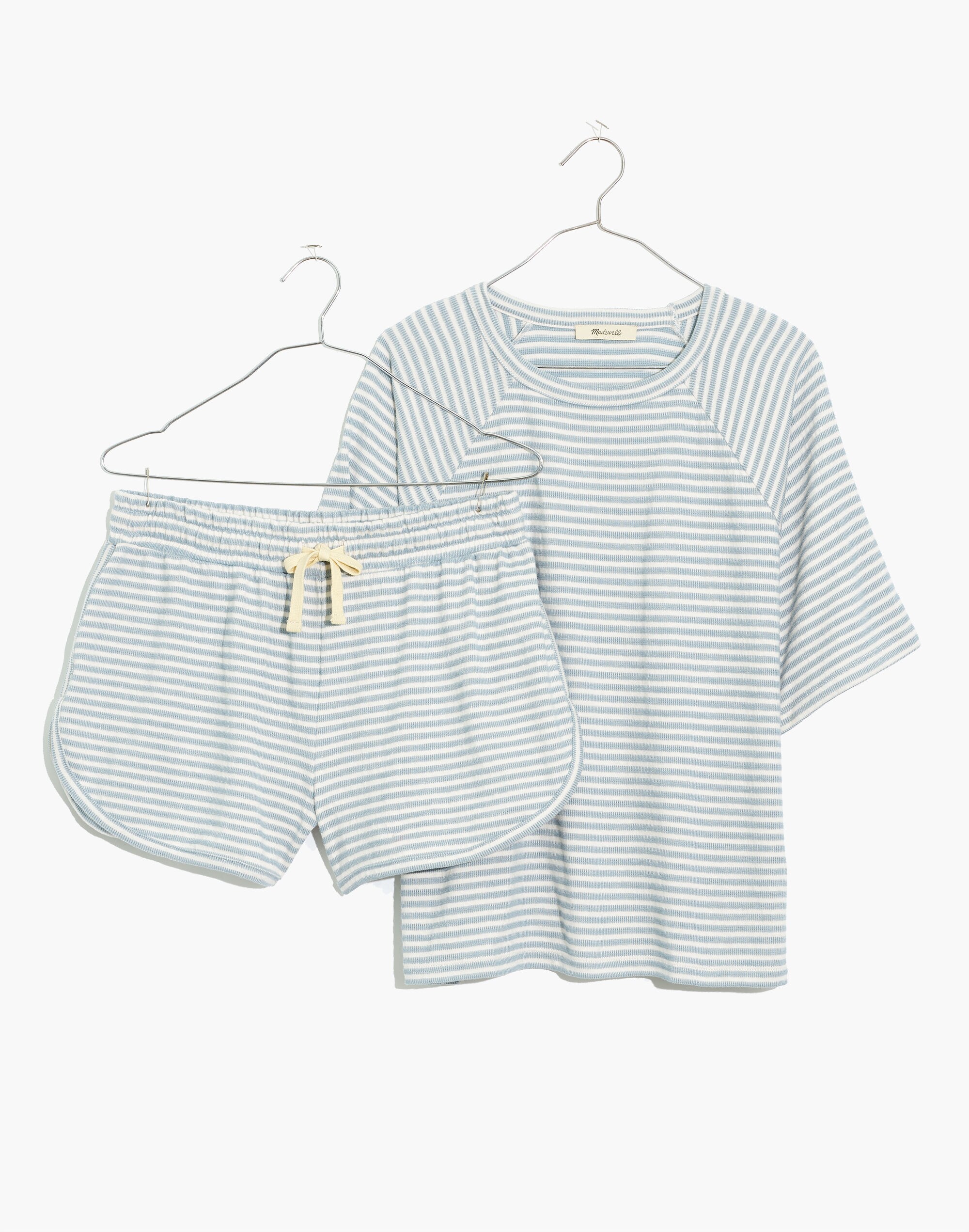 Striped Saunter Short-Sleeve Pajama Set