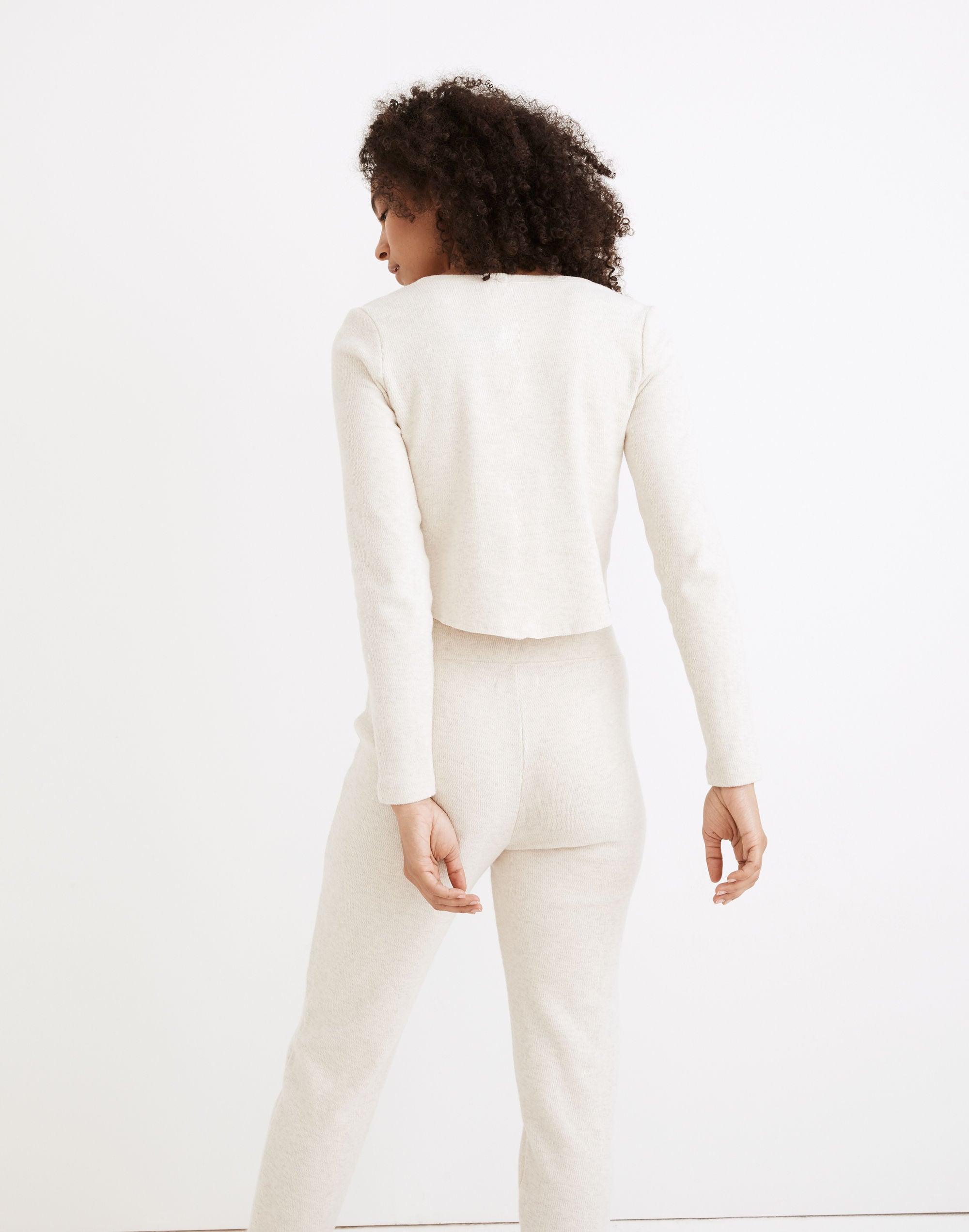 Softcloud V-Neck Pajama Crop Top