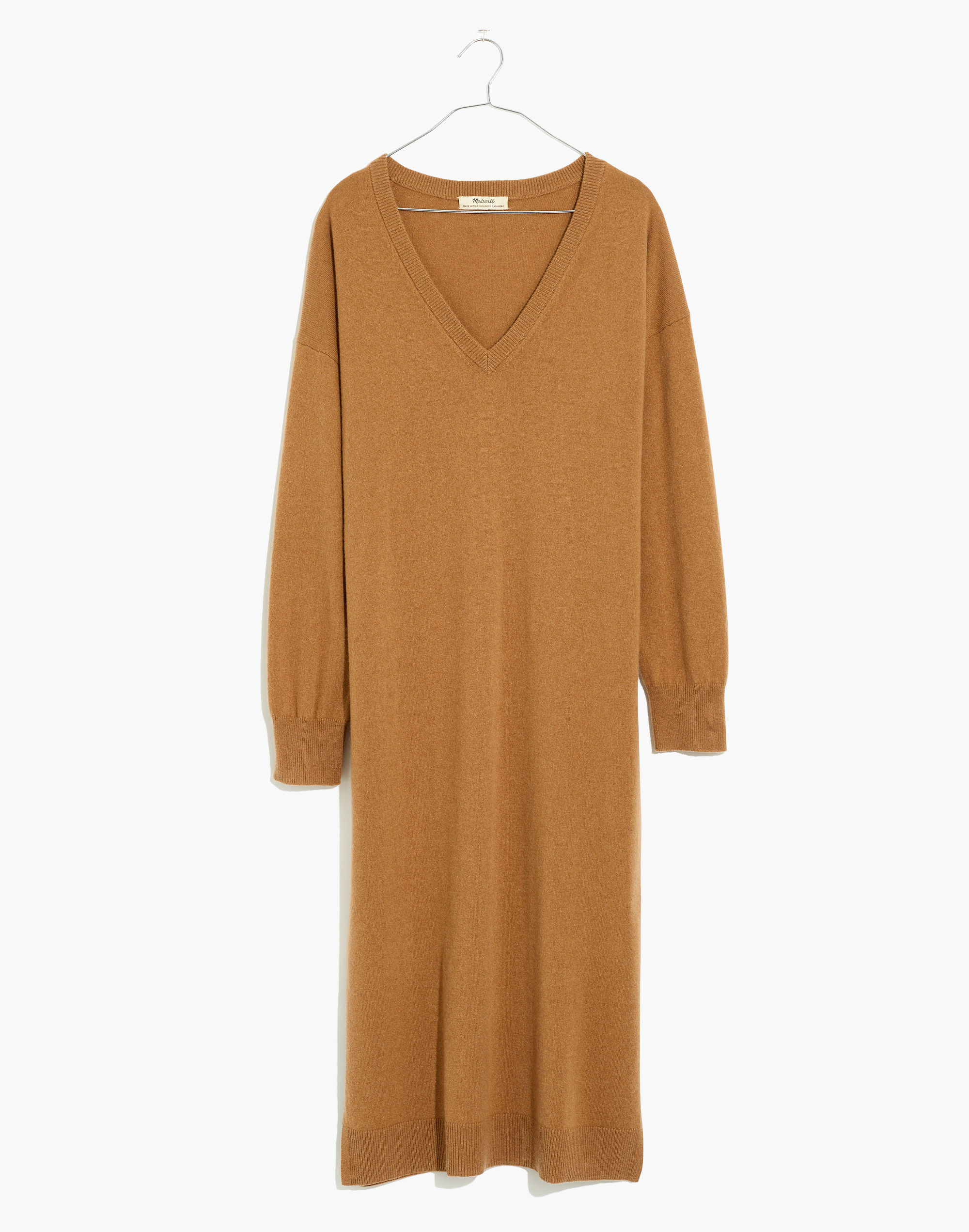 (Re)sourced Cashmere V-Neck Midi Dress
