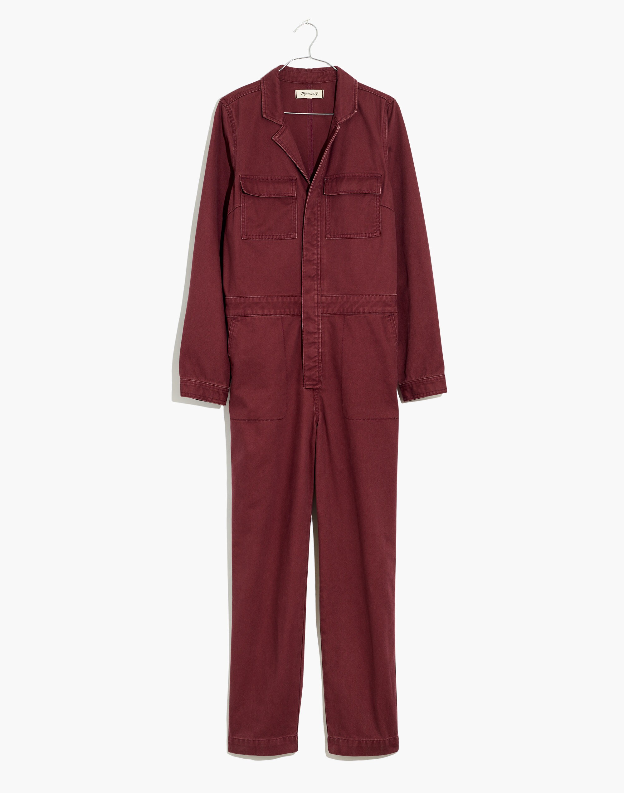 Warm-Brushed Signature Coverall Jumpsuit