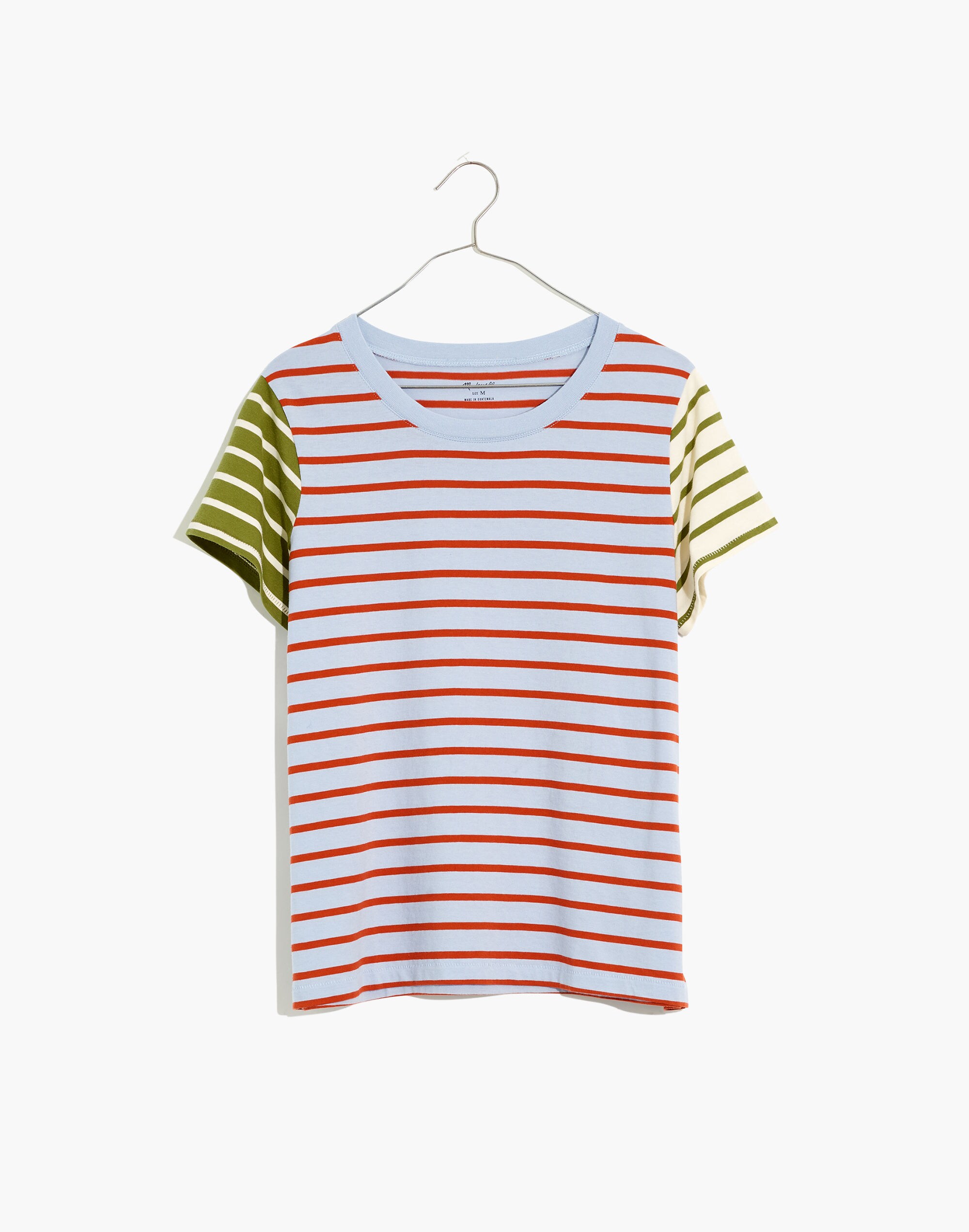 Northside Vintage Tee in Colorblock Stripe