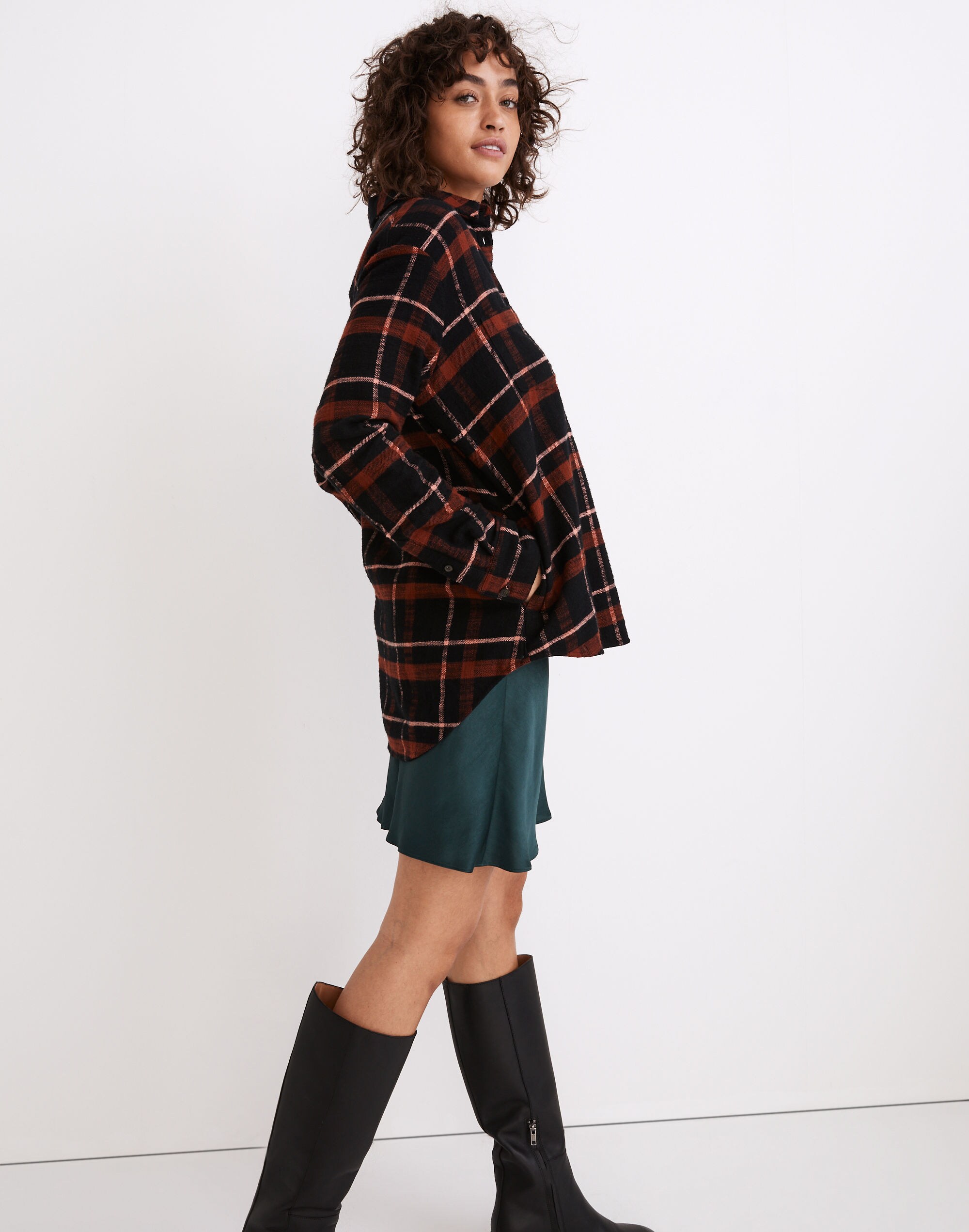 Flannel Sunday Shirt in Evins Plaid