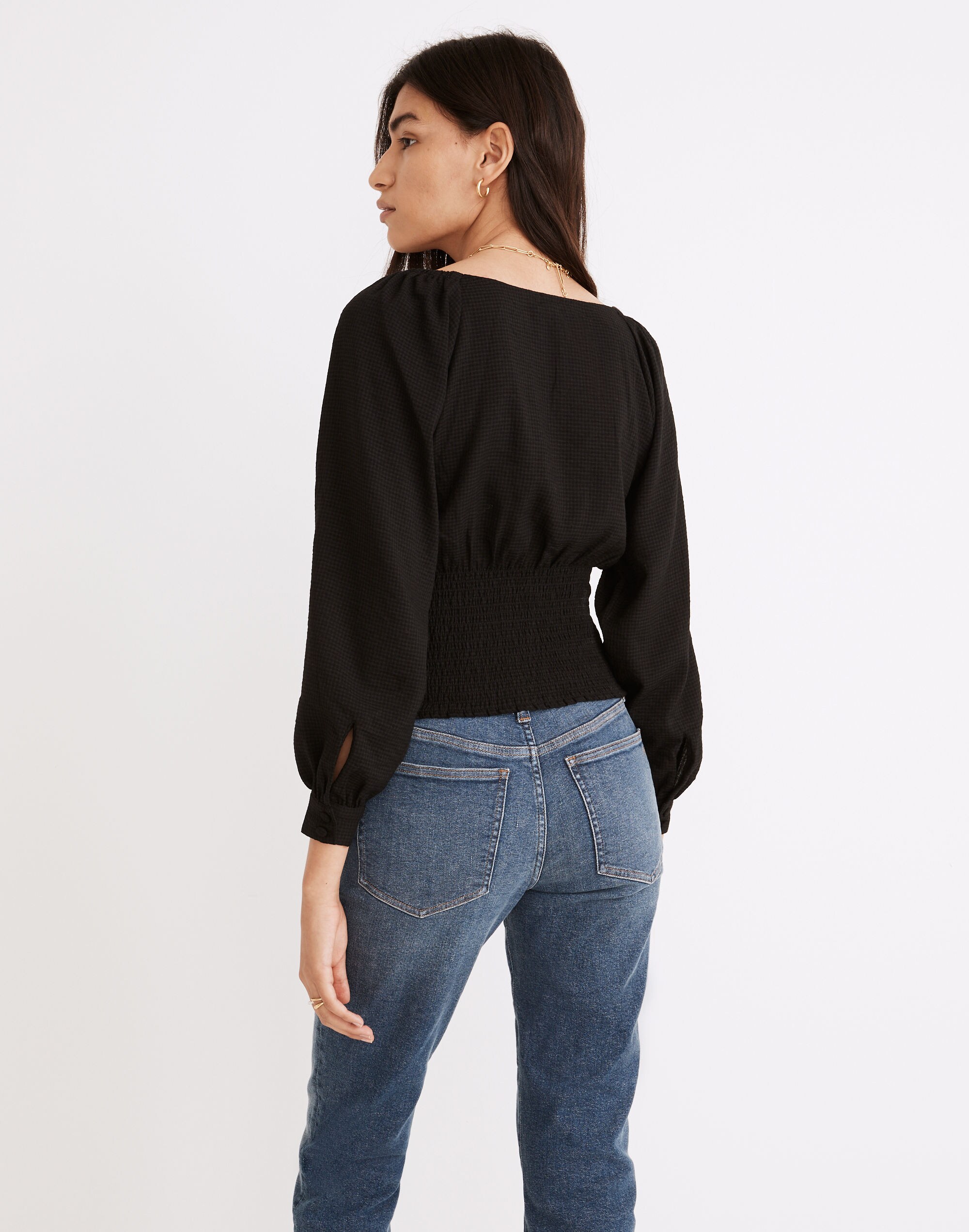 Preston Puff-Sleeve Top
