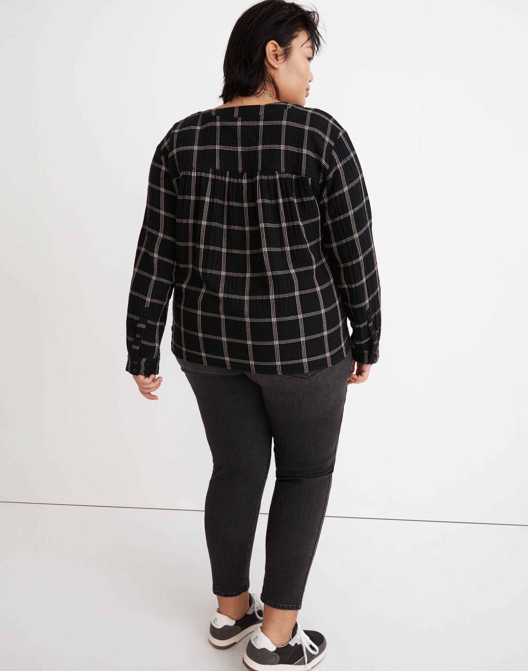 Plus Lightspun Evert Top in Windowpane