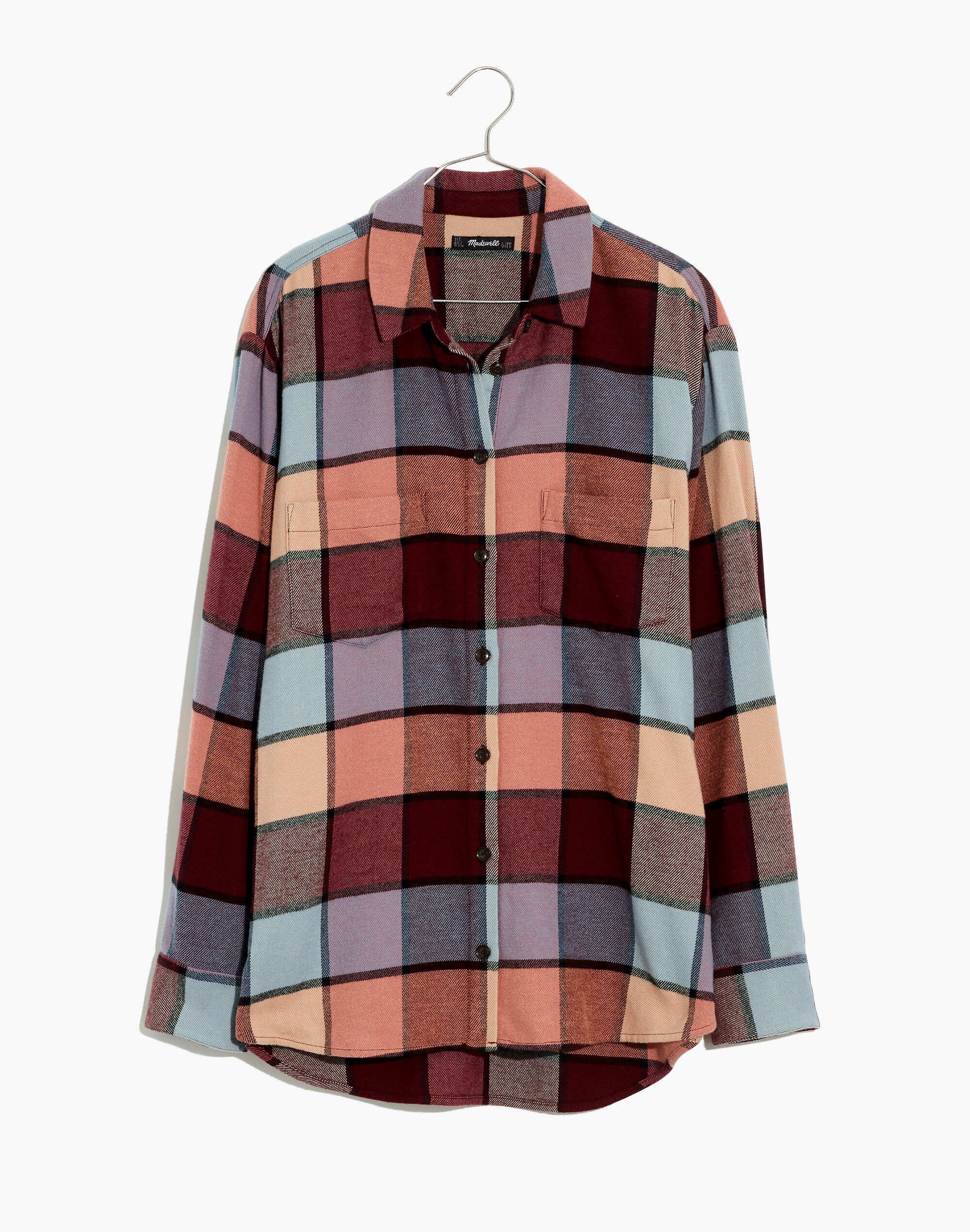 Plus Flannel Sunday Shirt in Bromley Plaid