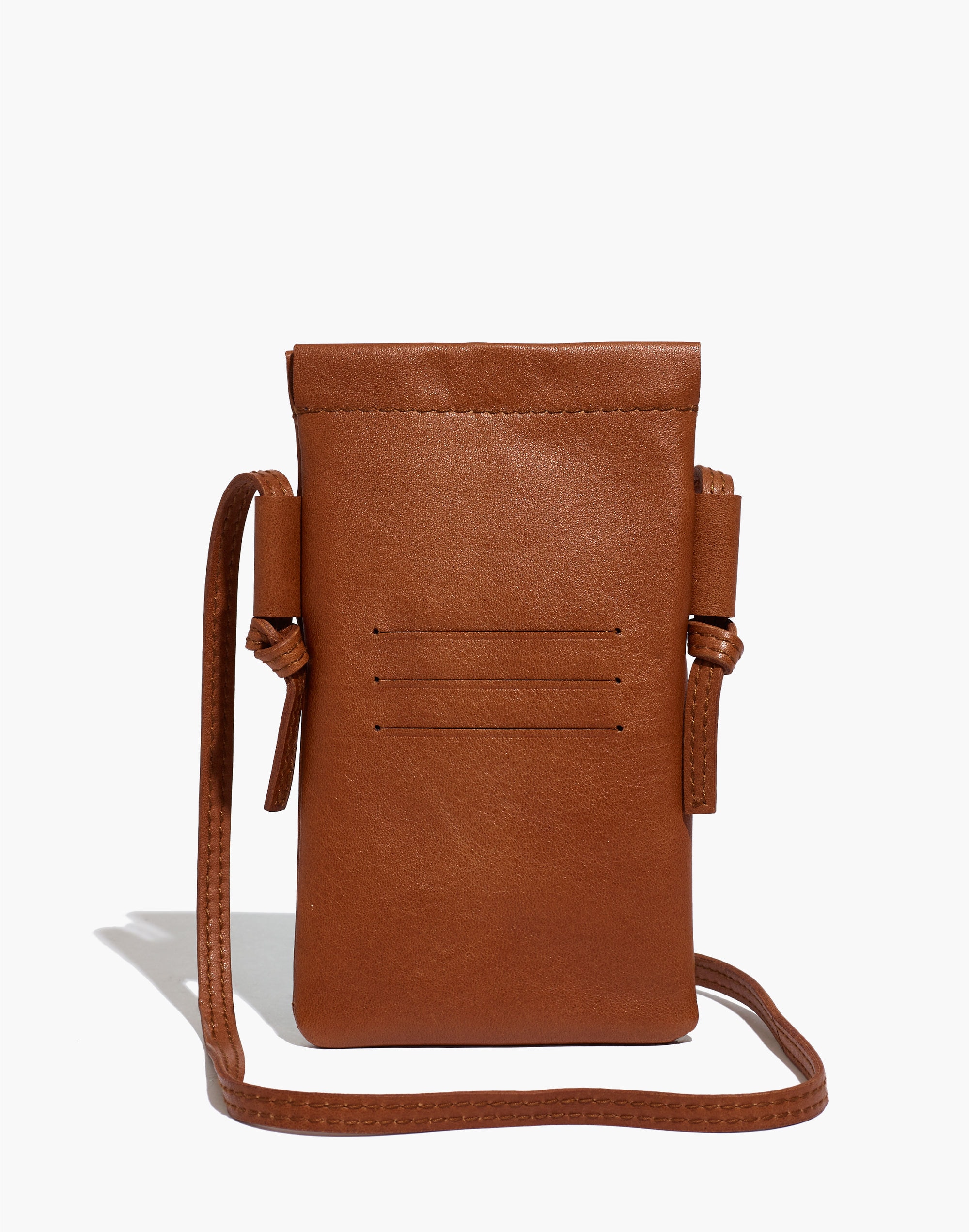 The Leather Smartphone Crossbody Bag