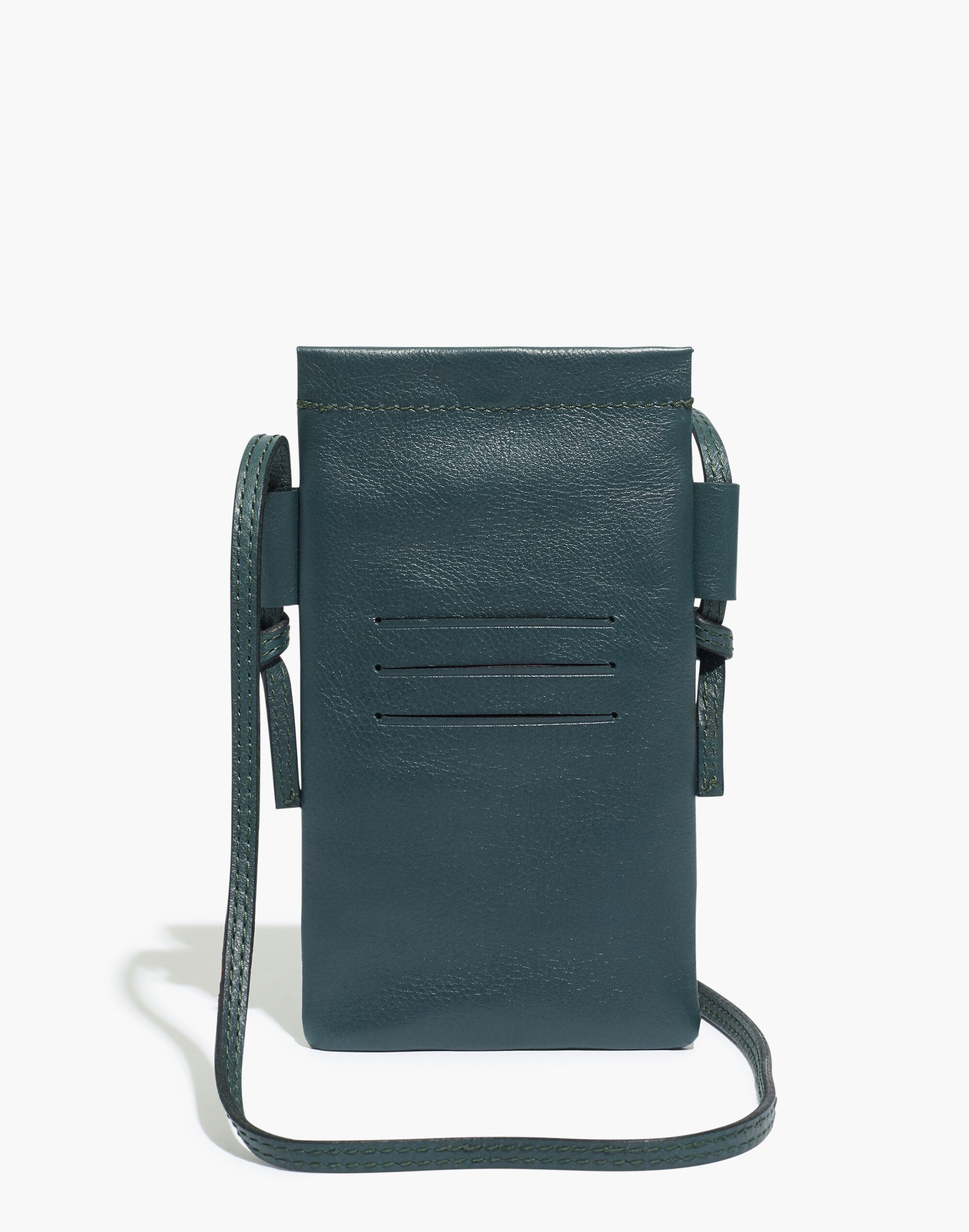 The Leather Smartphone Crossbody Bag