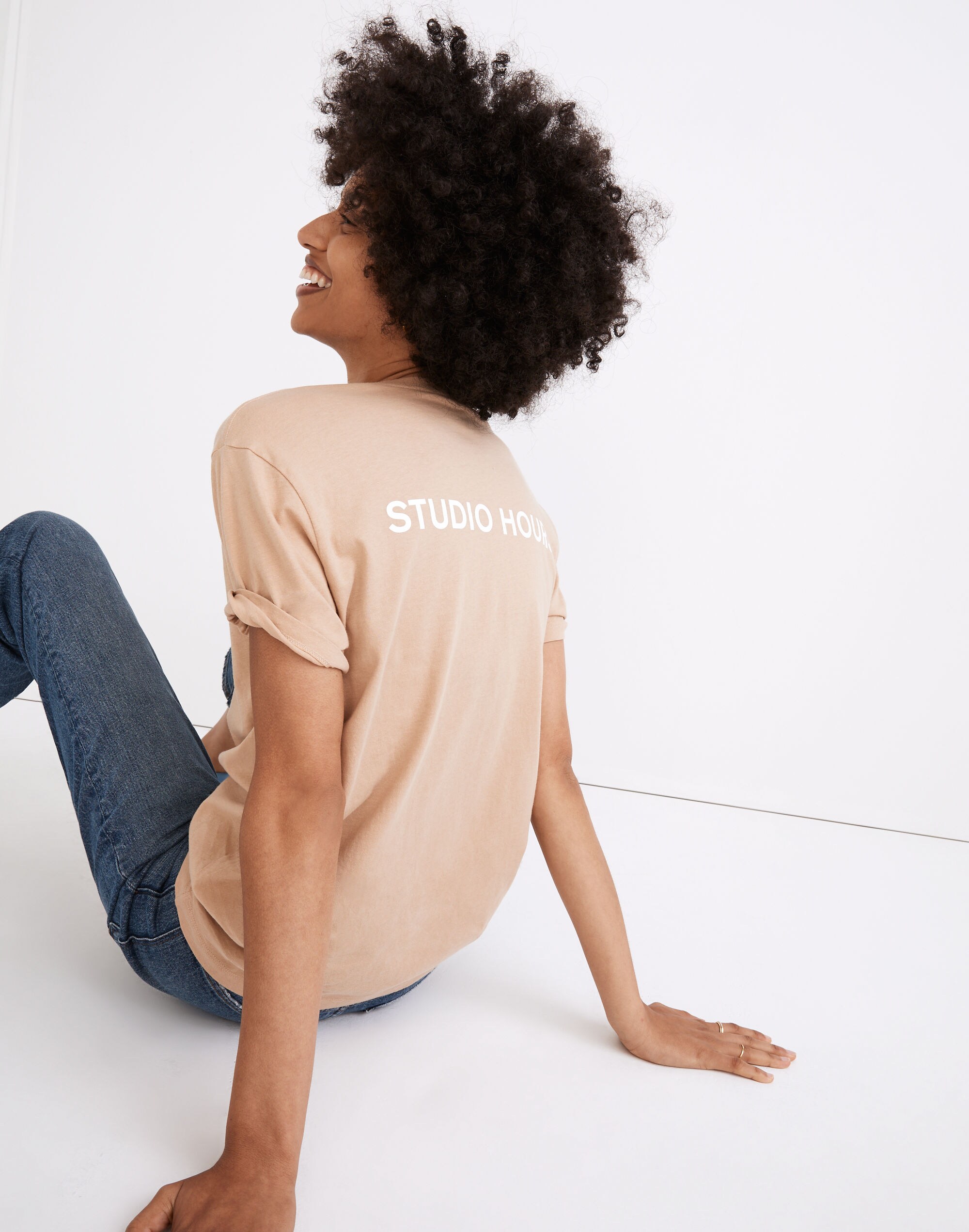 Madewell x BACKDROP Studio Hours Softfade Cotton Relaxed Tee