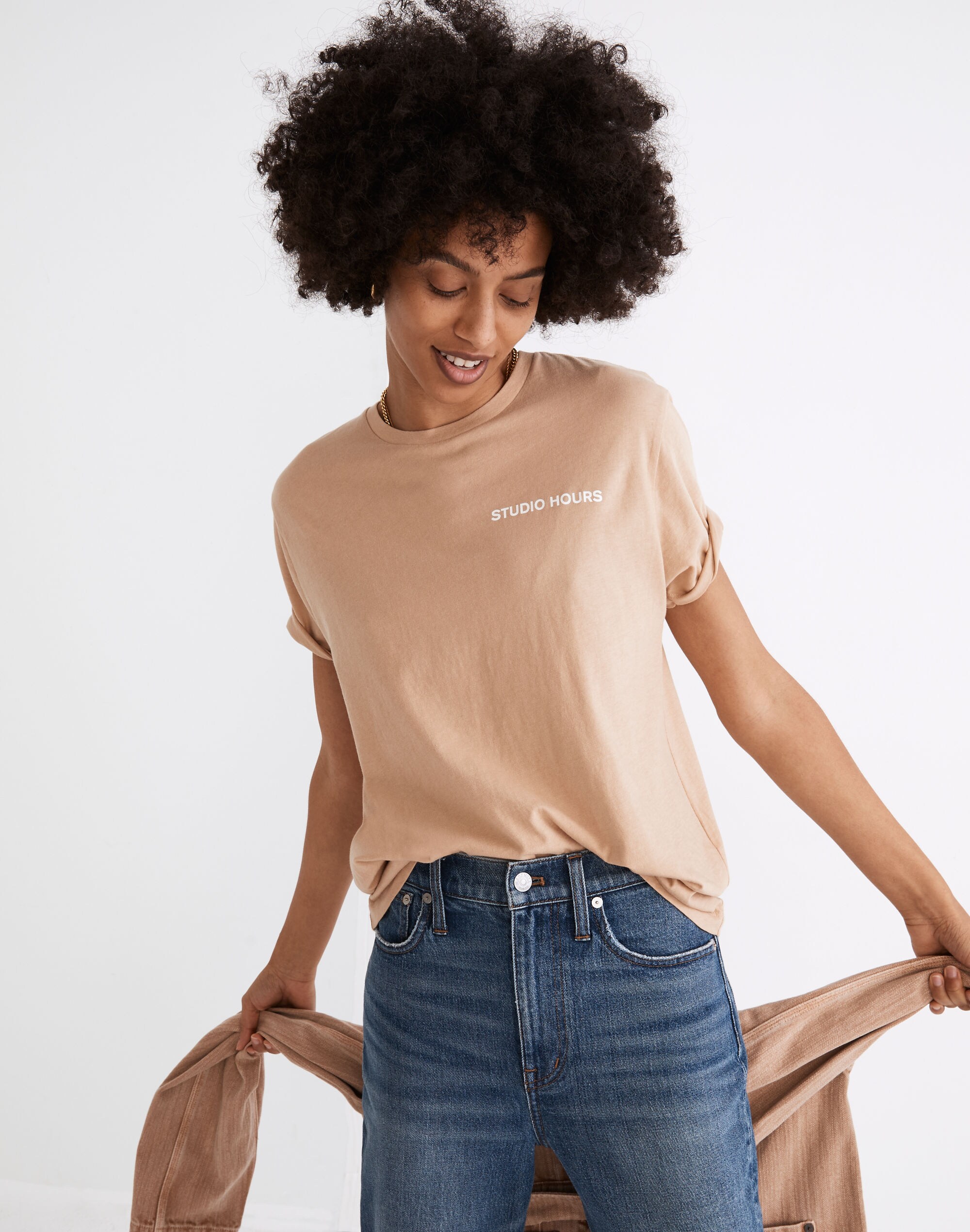 Madewell x BACKDROP Studio Hours Softfade Cotton Relaxed Tee