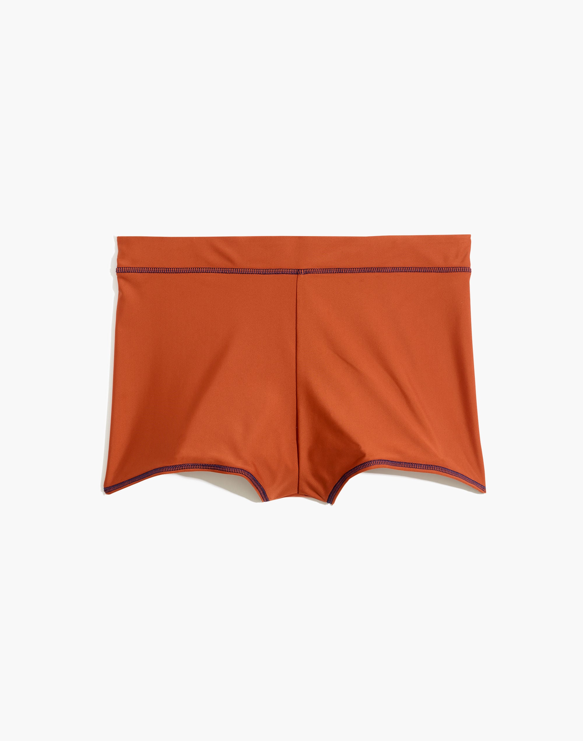 Madewell Second Wave Bikini Shorts Bottom: Contrast-Stitched Edition