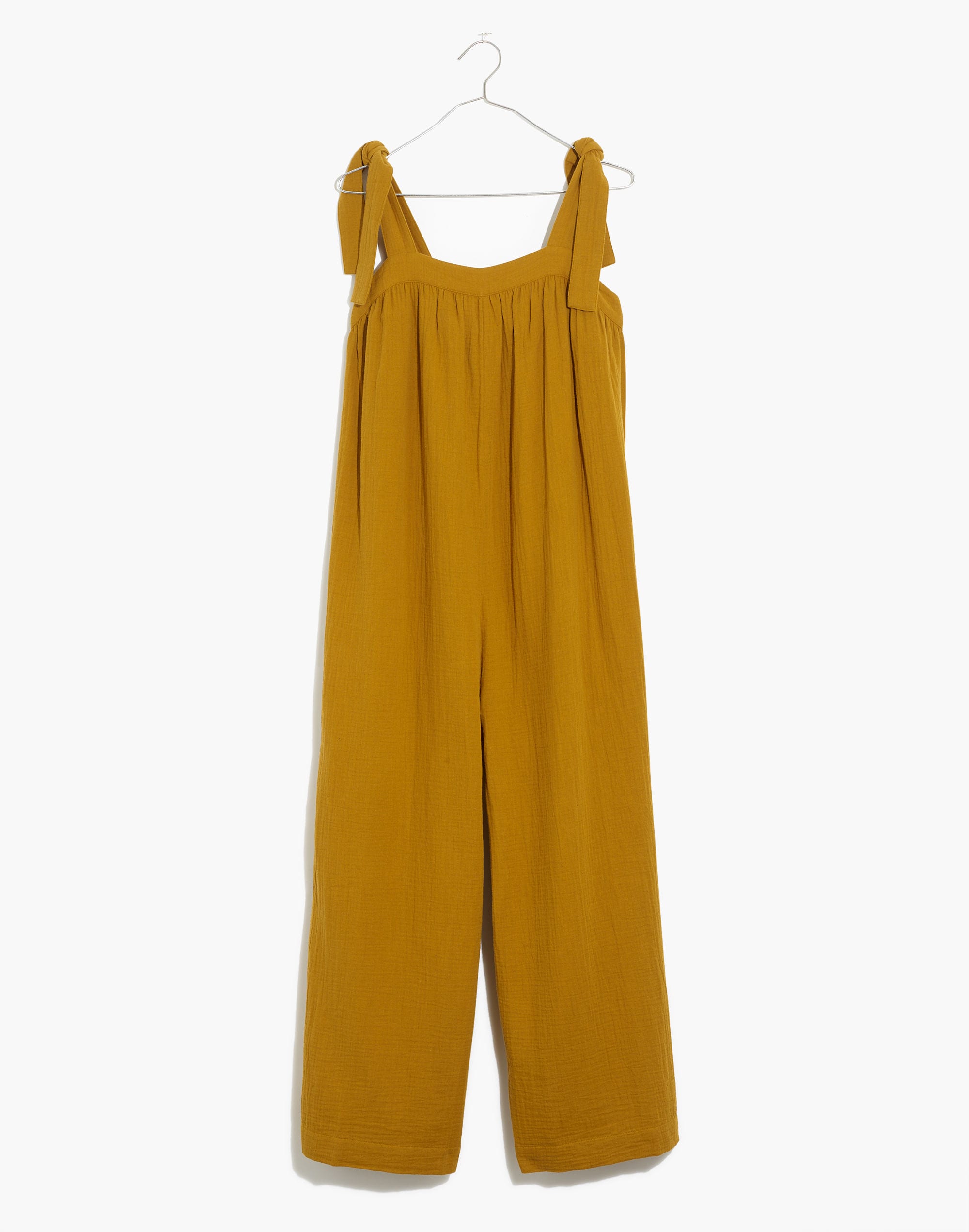 lightestspun tie-strap cover-up jumpsuit