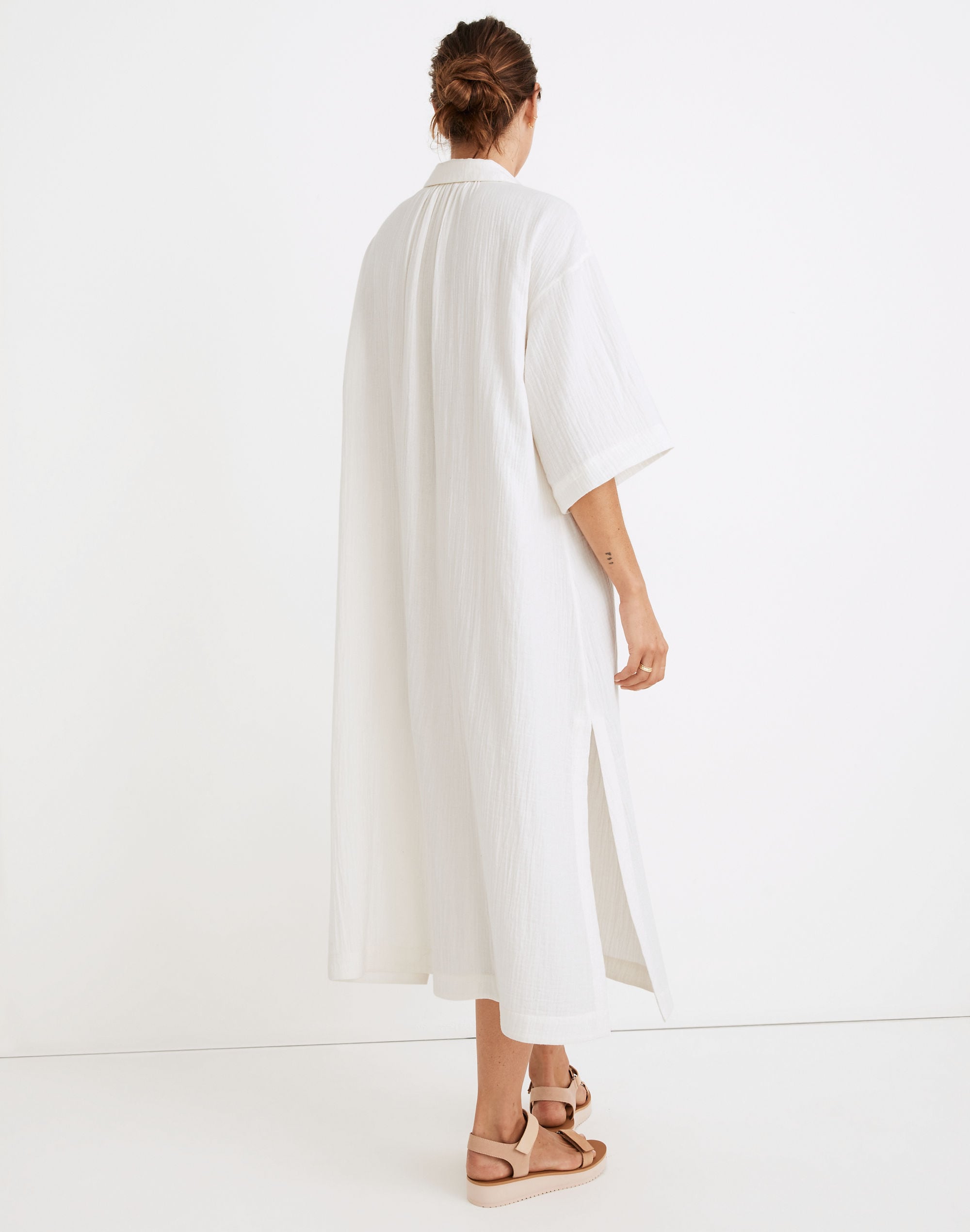 Lightestspun Cover-Up Maxi Shirtdress