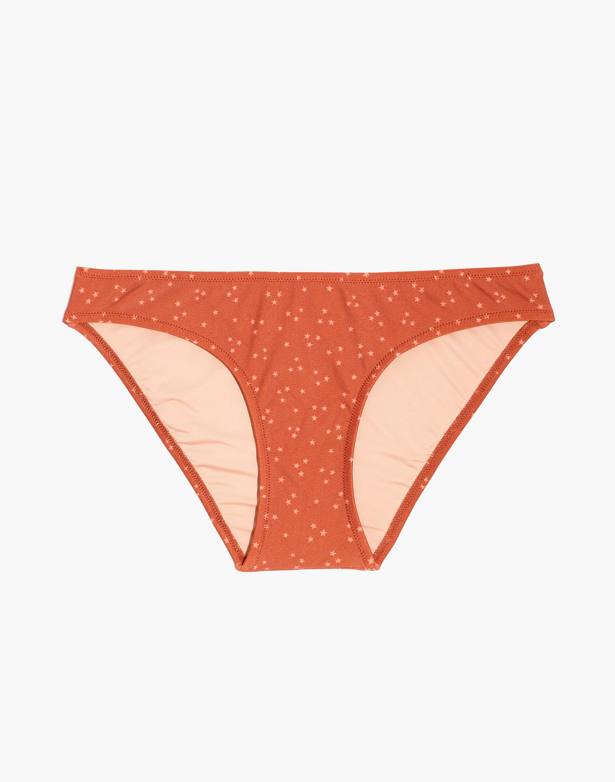 Madewell Second Wave Classic Bikini Bottom in Night Stars
