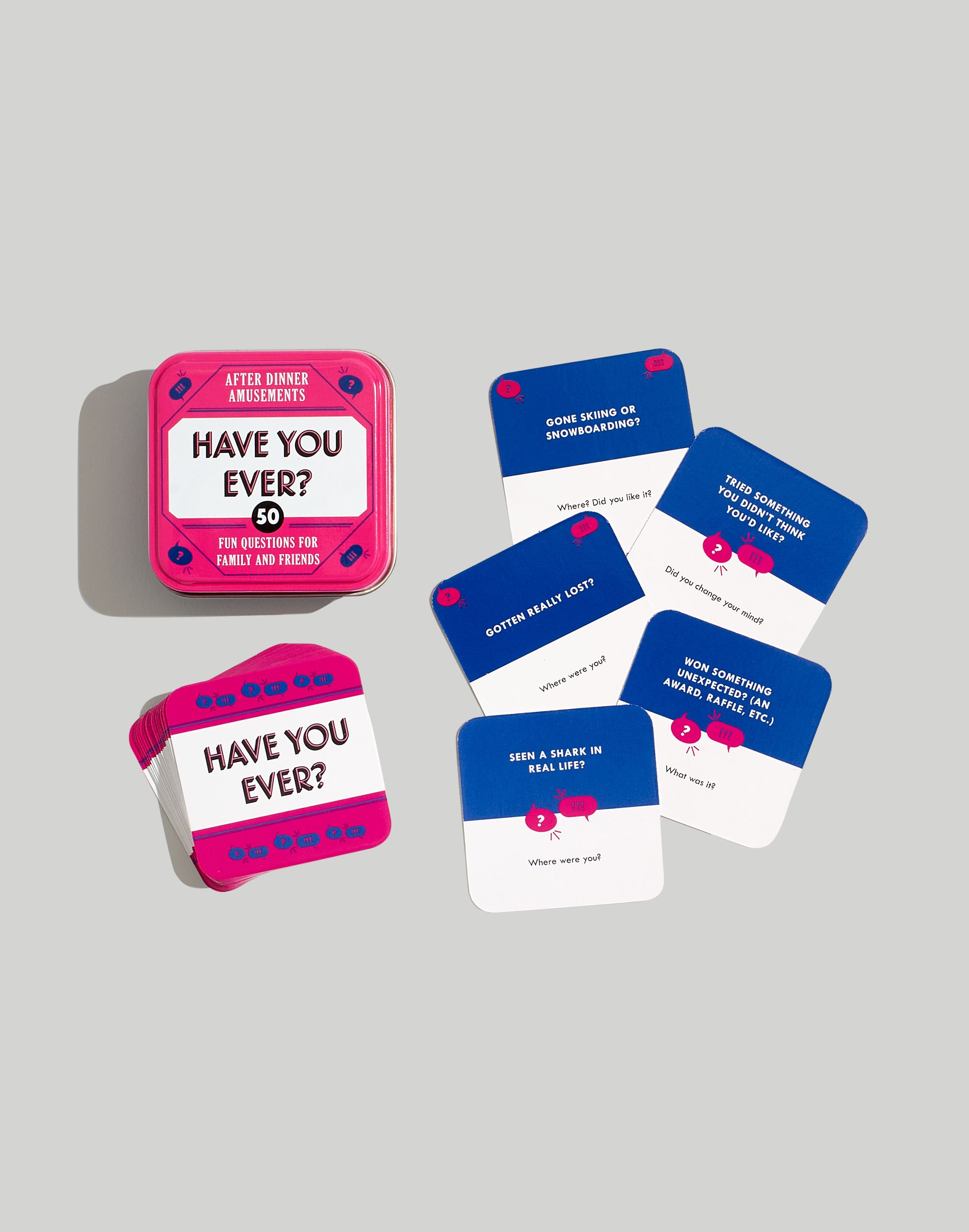 After Dinner Amusements Have You Ever Conversation Game