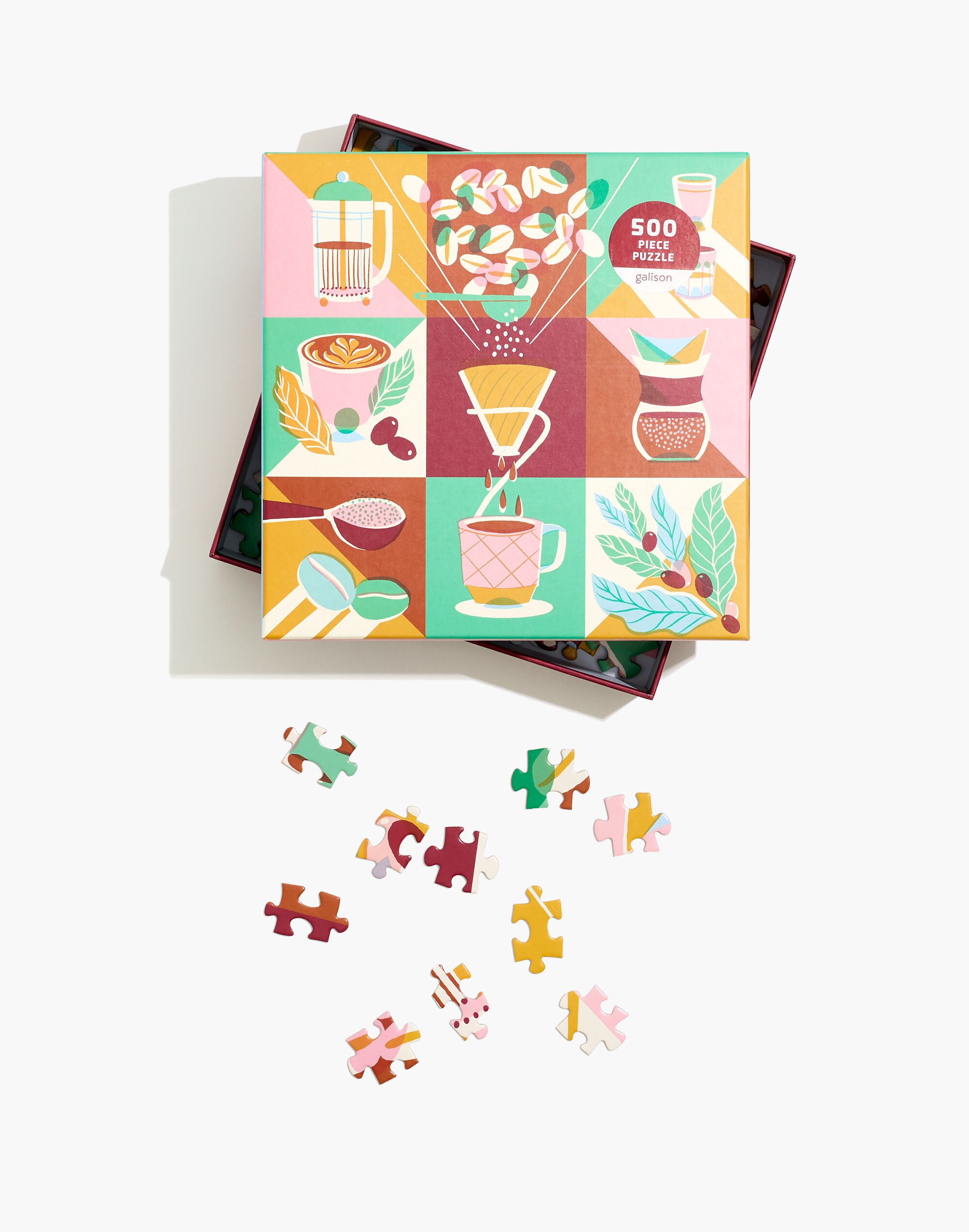 Coffeeology 500-Piece Jigsaw Puzzle