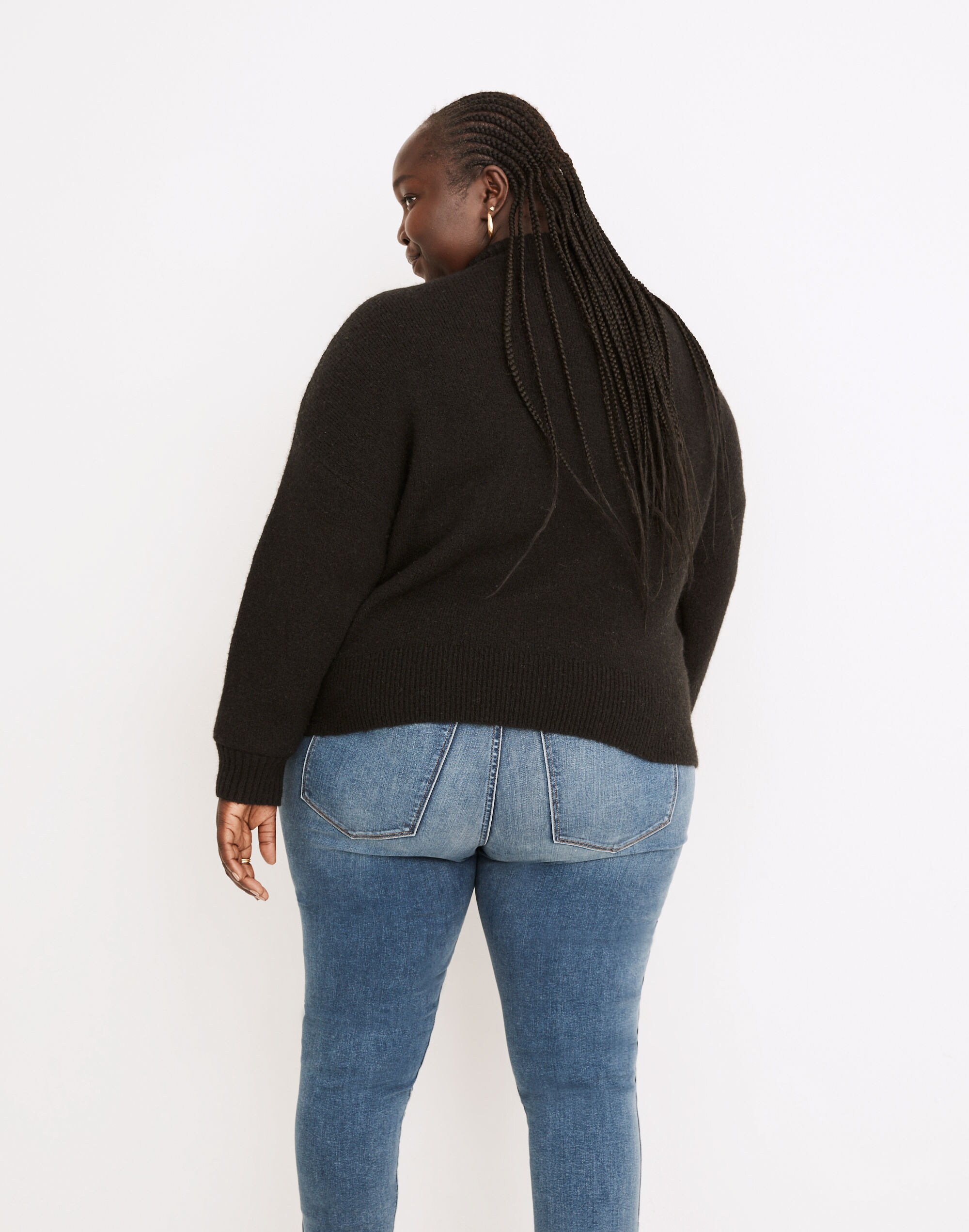 Plus Dillon Mockneck Pullover Sweater