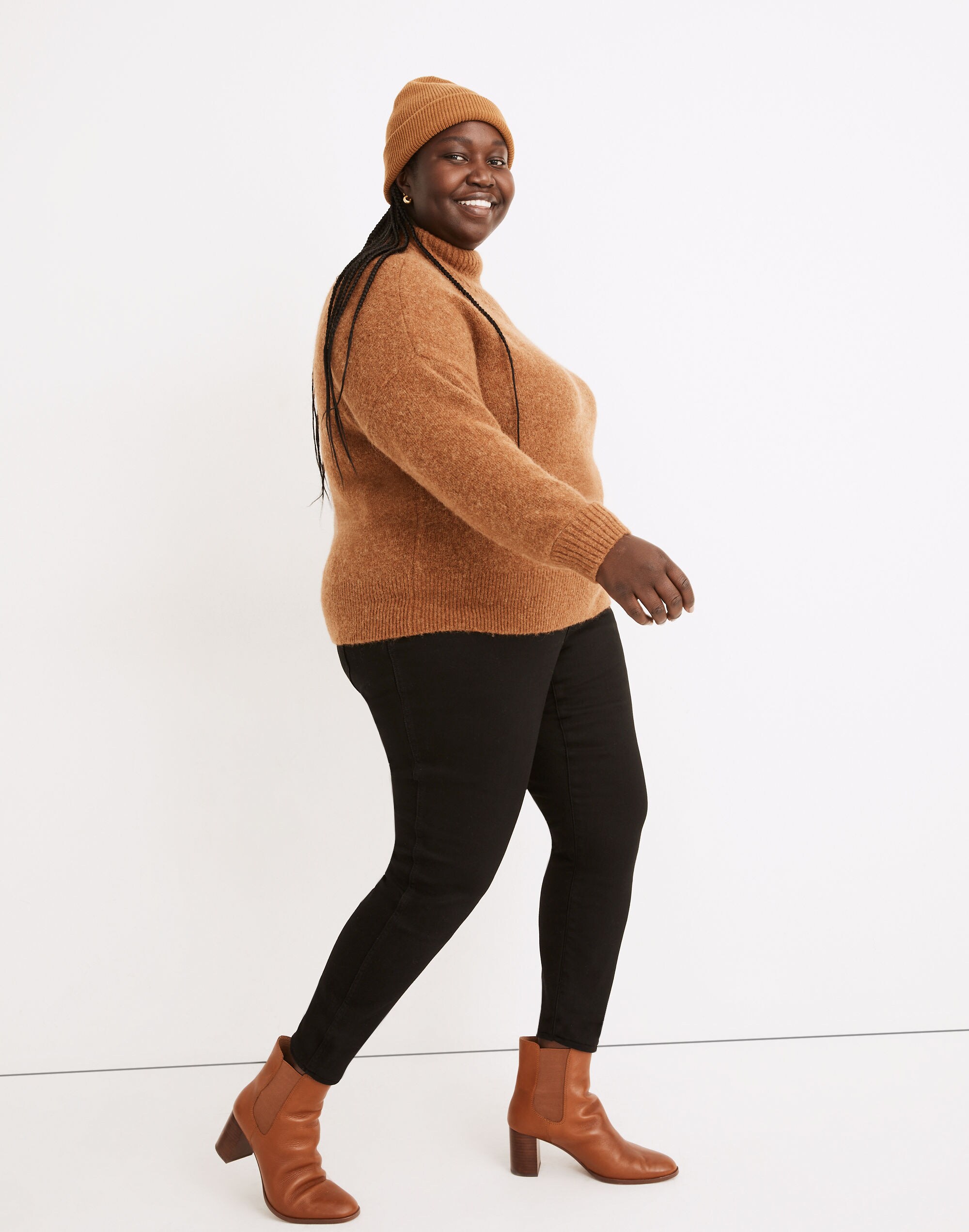 Plus Dillon Mockneck Pullover Sweater