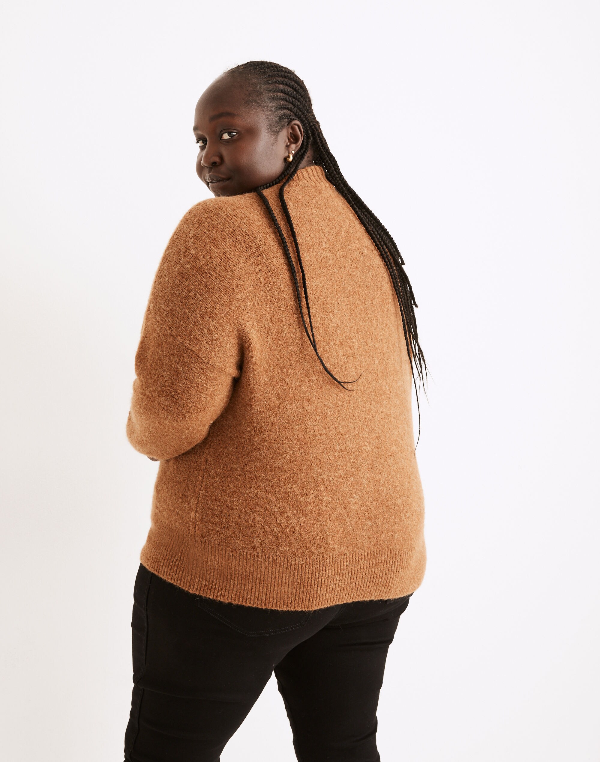 Plus Dillon Mockneck Pullover Sweater
