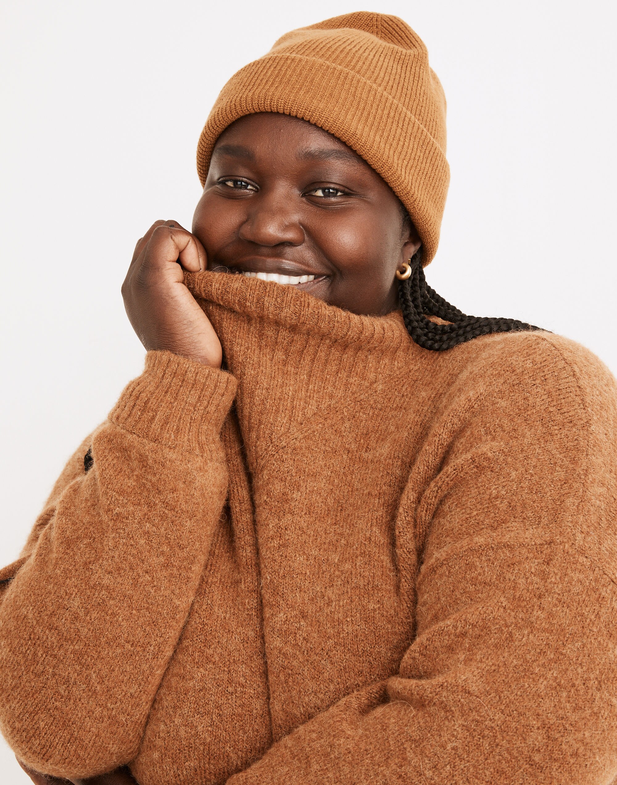 Plus Dillon Mockneck Pullover Sweater