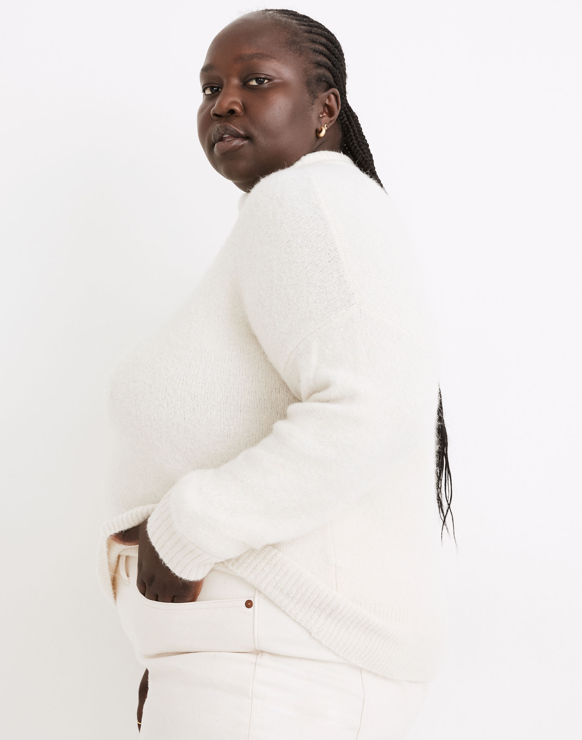 Plus Dillon Mockneck Pullover Sweater