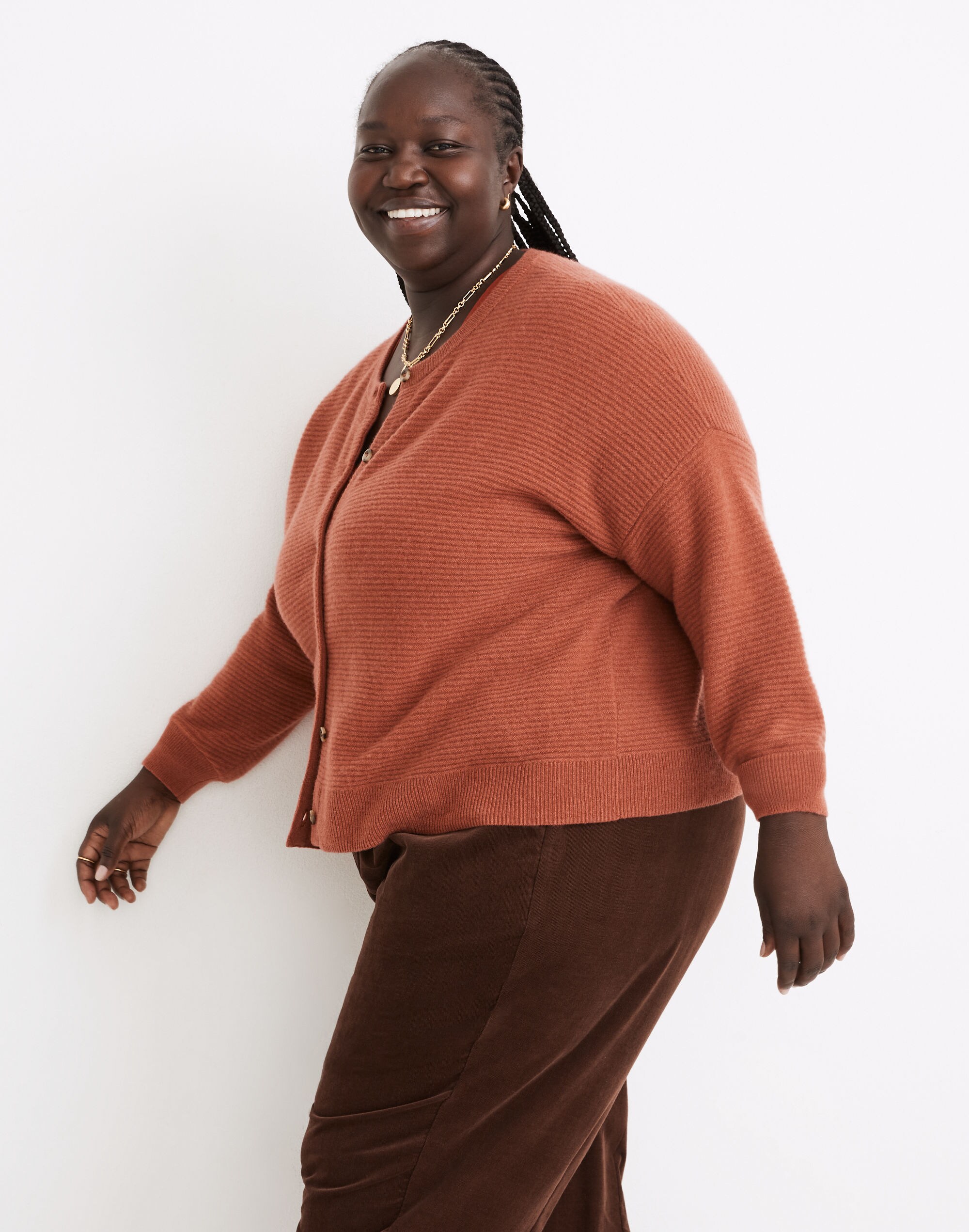 Plus (Re)sponsible Cashmere Deville Cardigan Sweater