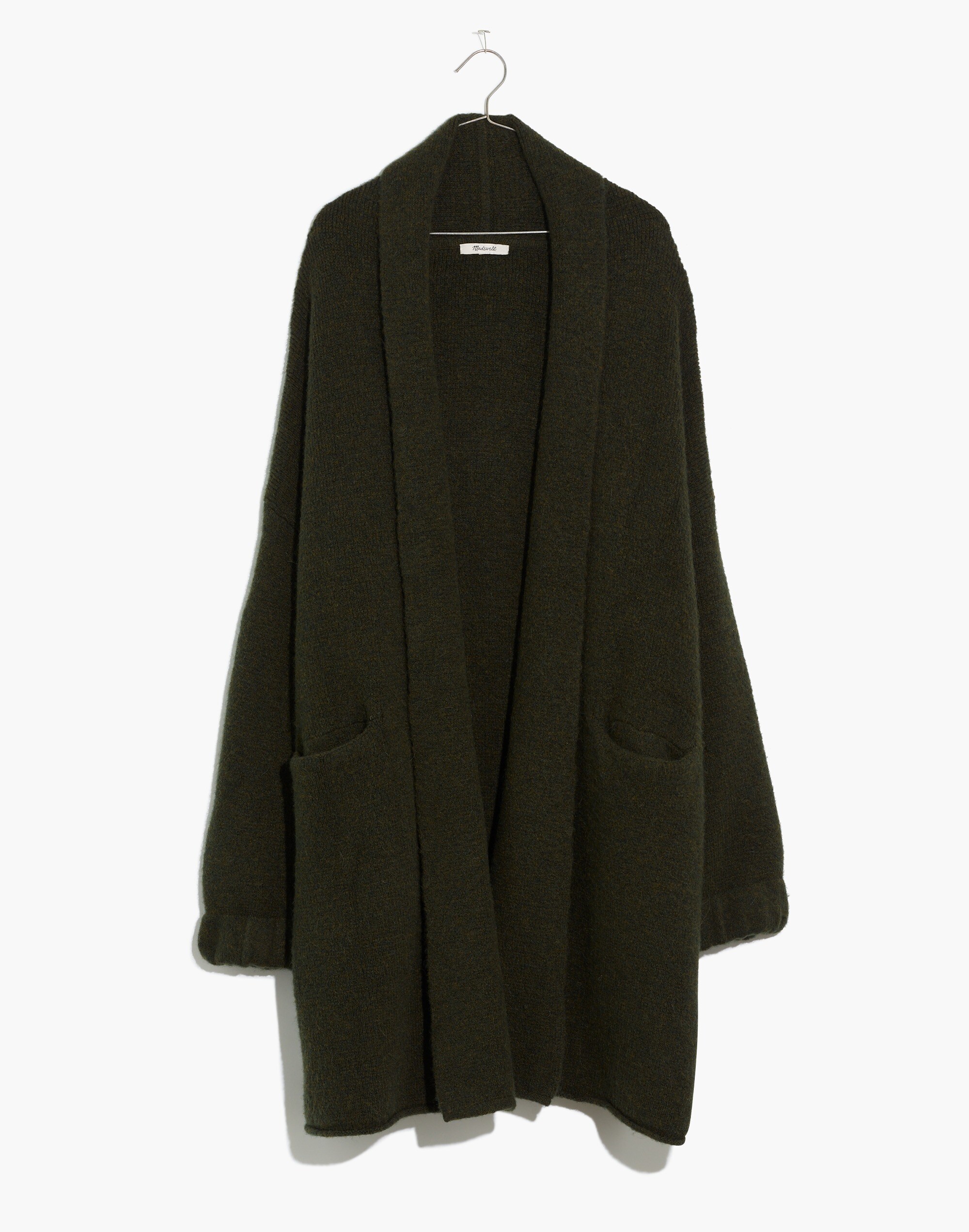 Plus Glenridge Shawl-Collar Sweater-Coat