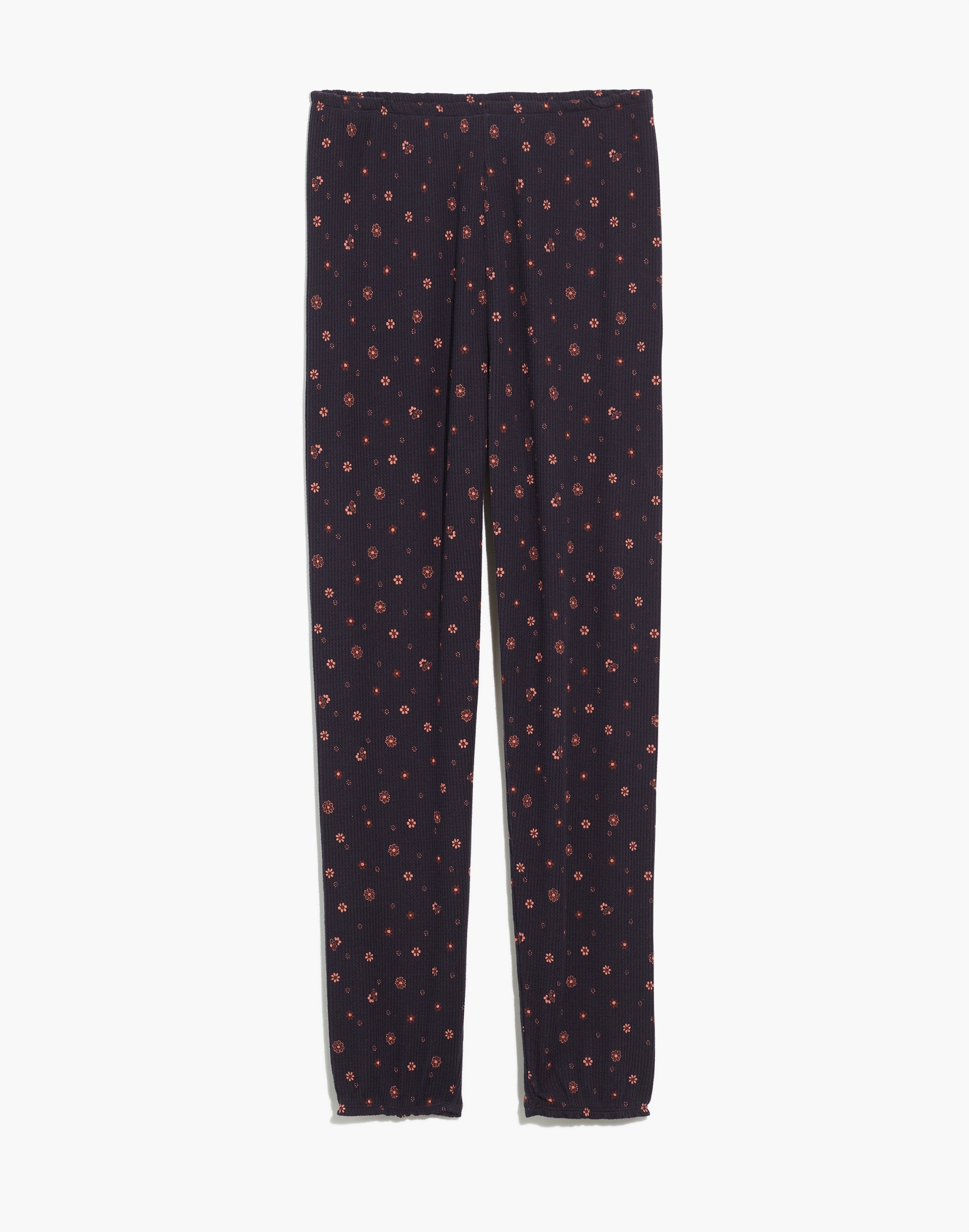 Waffle Knit Pajama Sweatpants in Bandana Floral