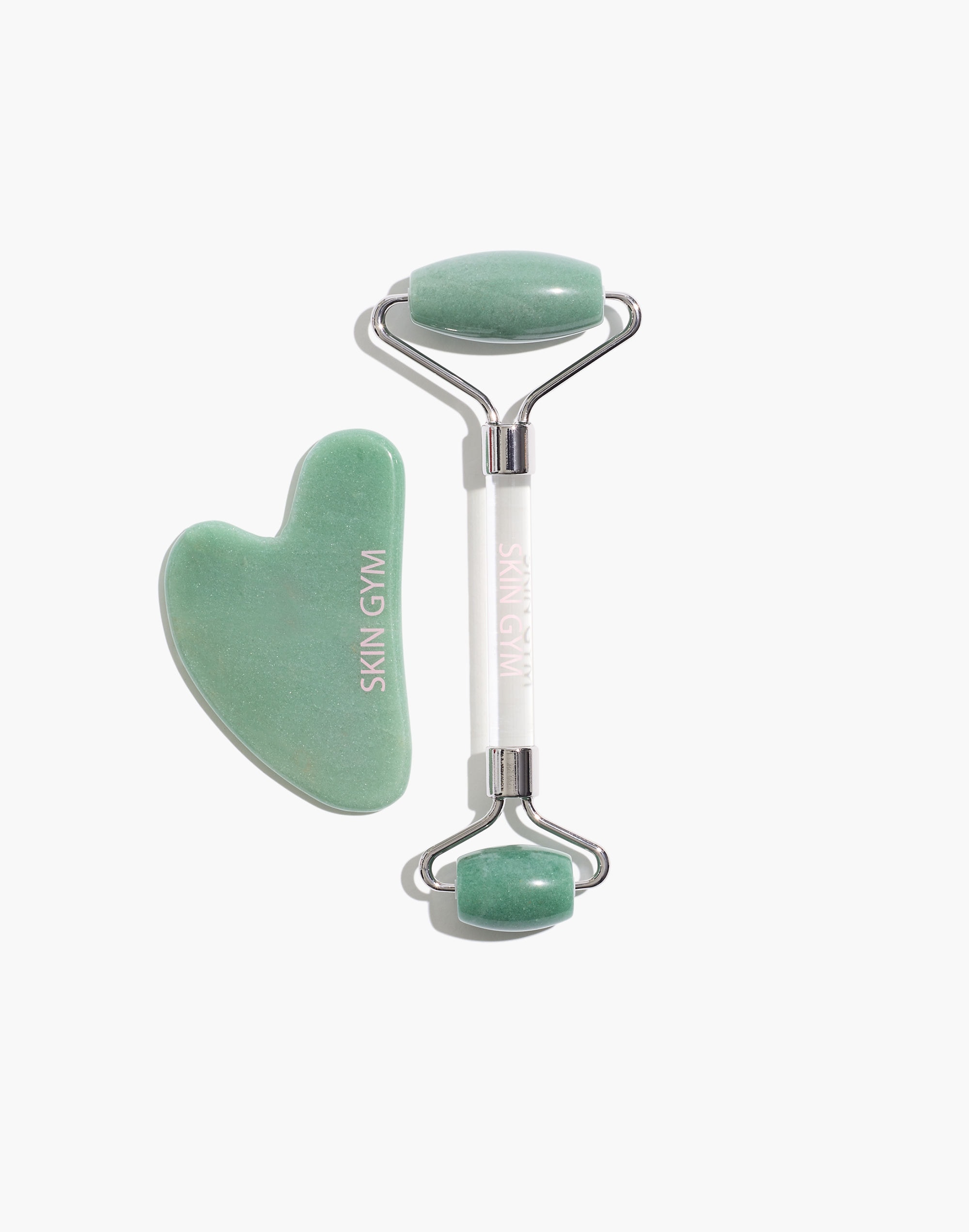 Skin Gym&trade; Jade Roller Workout Set