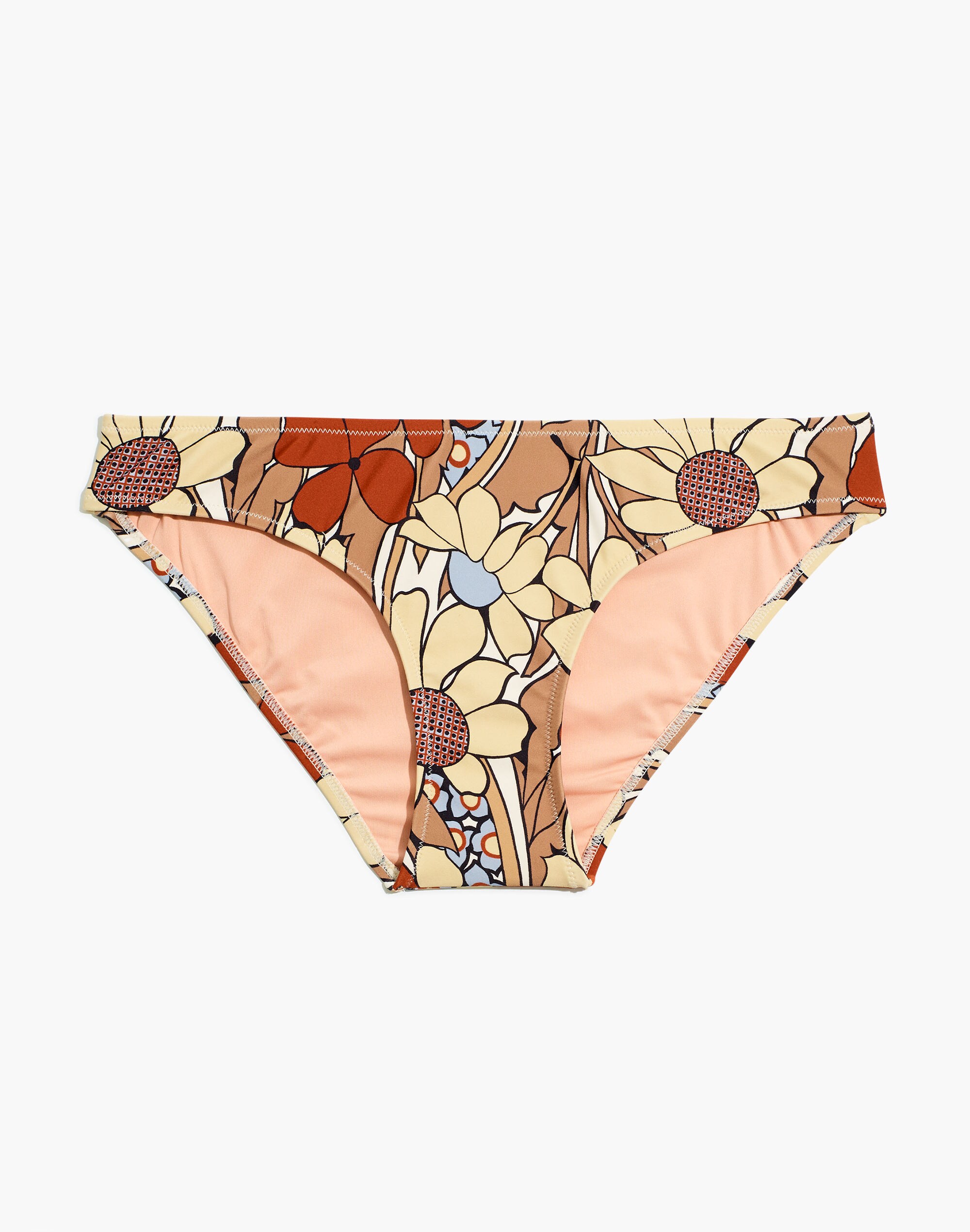 Madewell Second Wave Classic Bikini Bottom in Daydream Floral