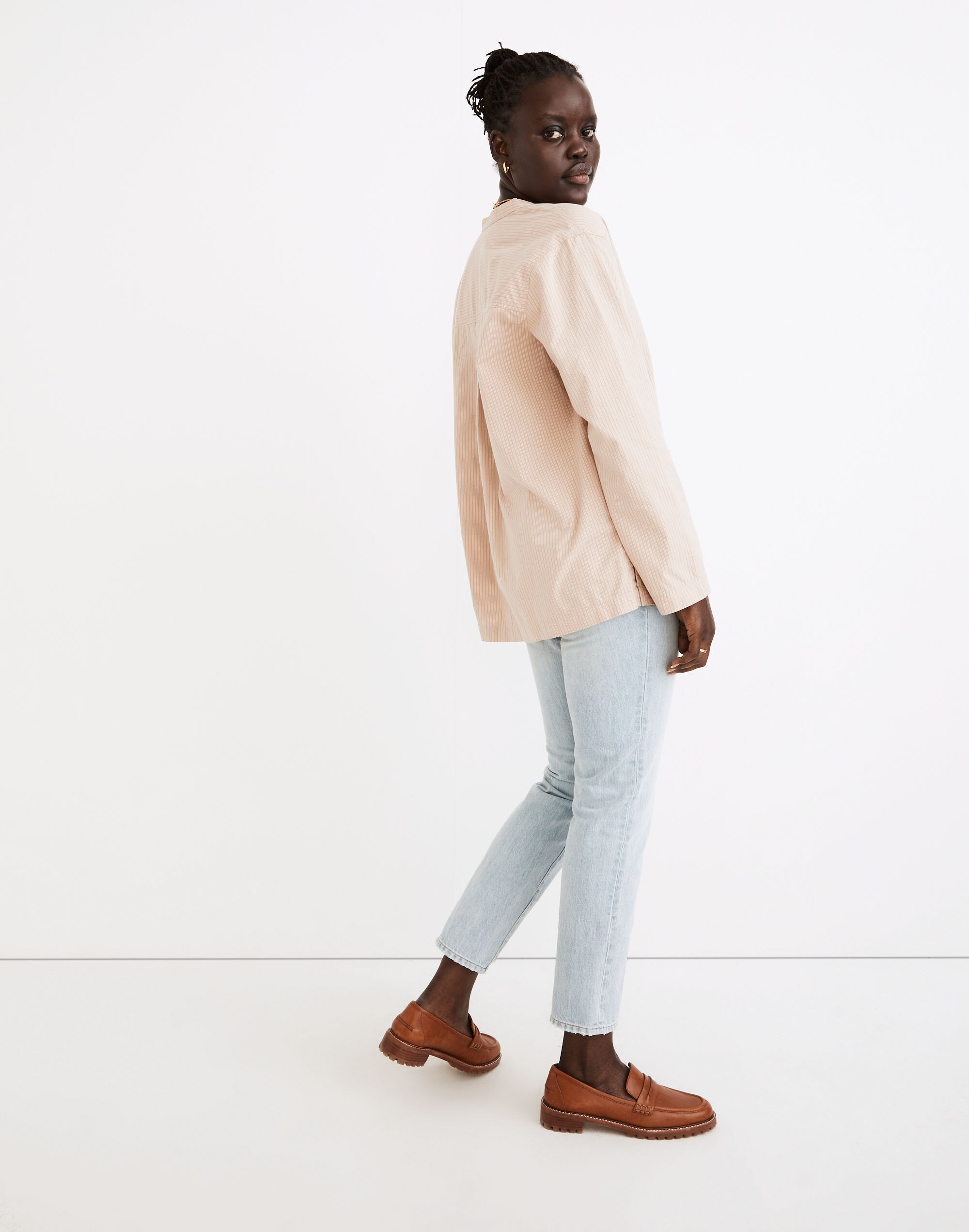 Madewell x Backdrop Studio Hours Artist Smock Top