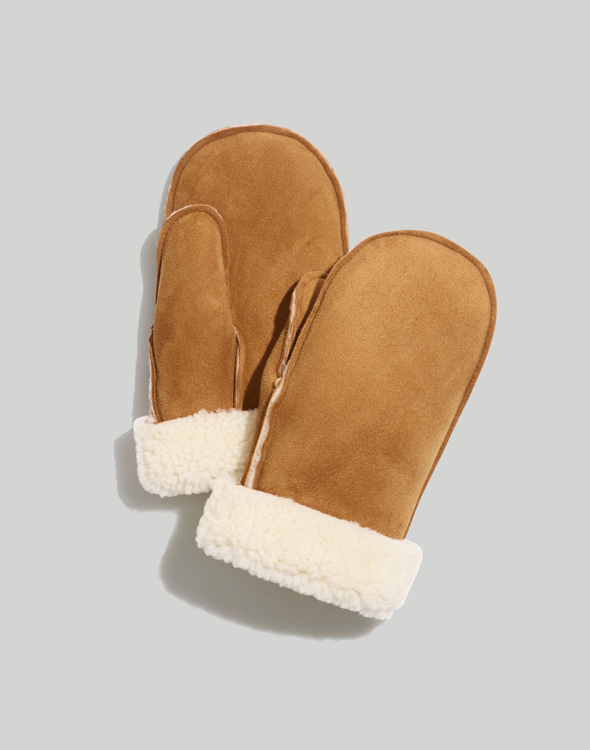 madewell x owen barry&trade; shearling mittens
