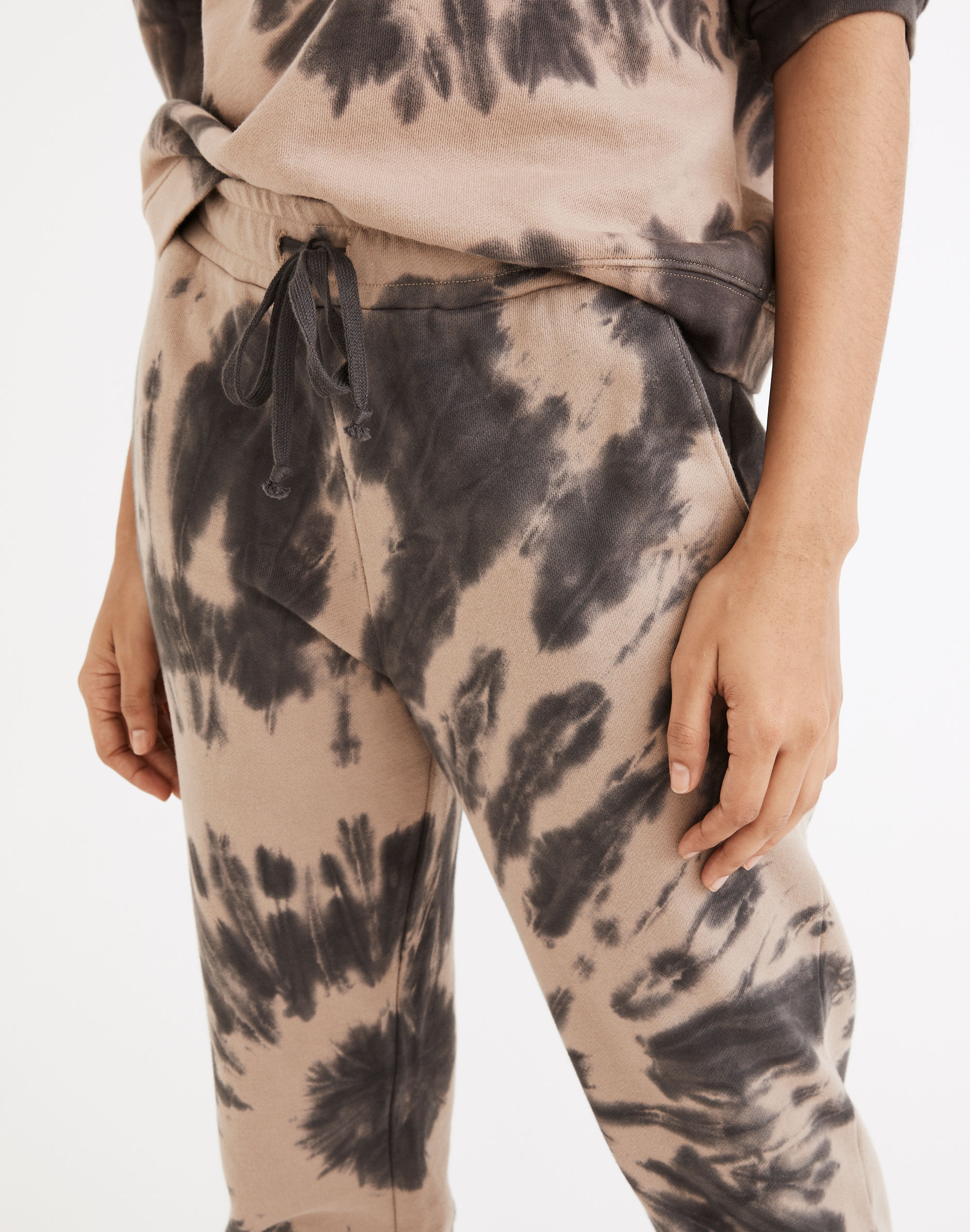 (Re)sourced Cotton Retro Sweatpants in Swirl Tie-Dye