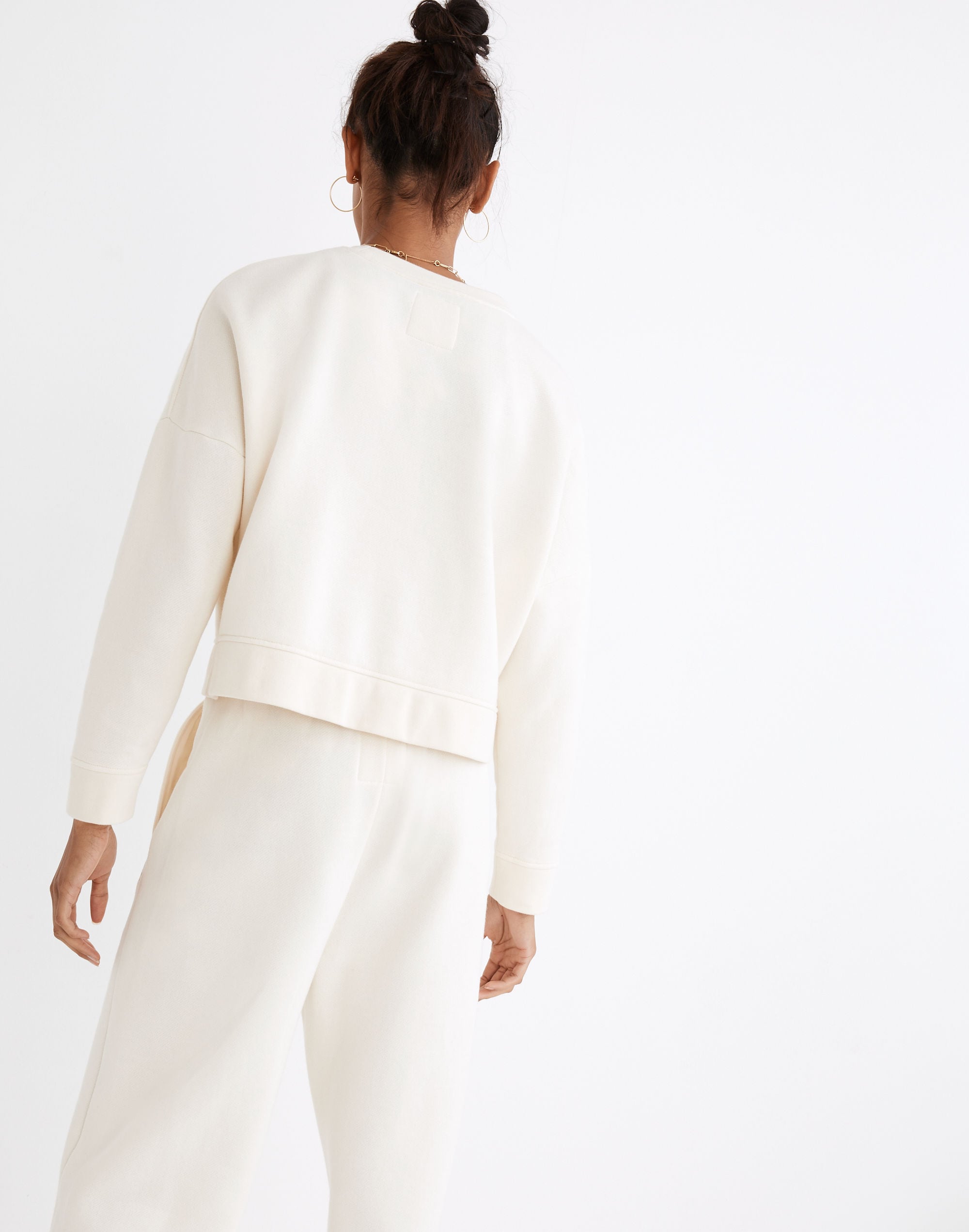 MWL Betterterry Embroidered Crop Sweatshirt