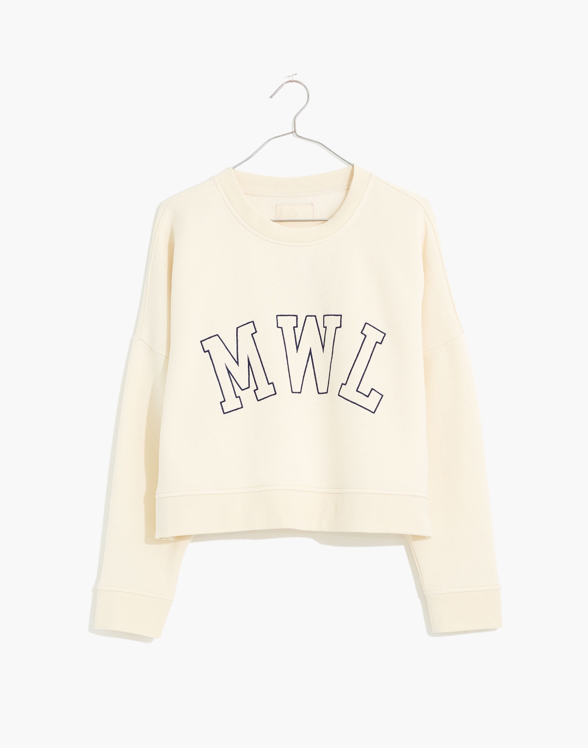 MWL Betterterry Embroidered Crop Sweatshirt