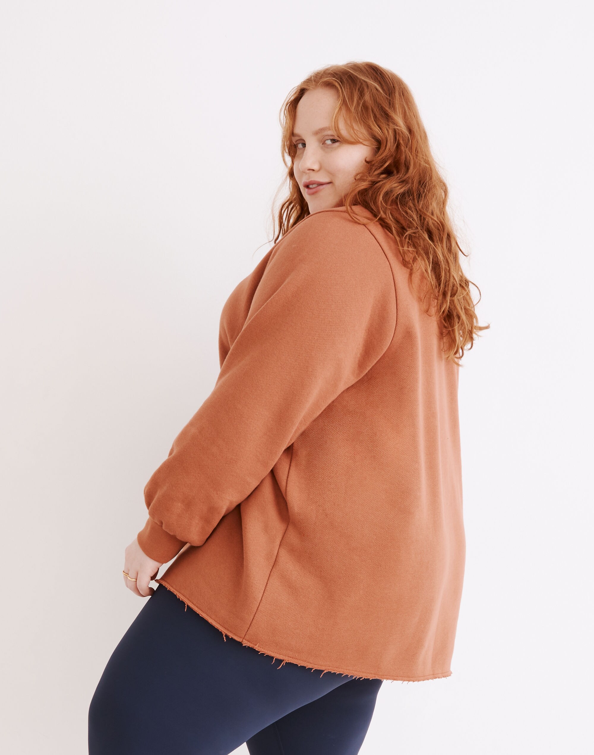 Plus MWL Betterterry Relaxed Turtleneck Sweatshirt