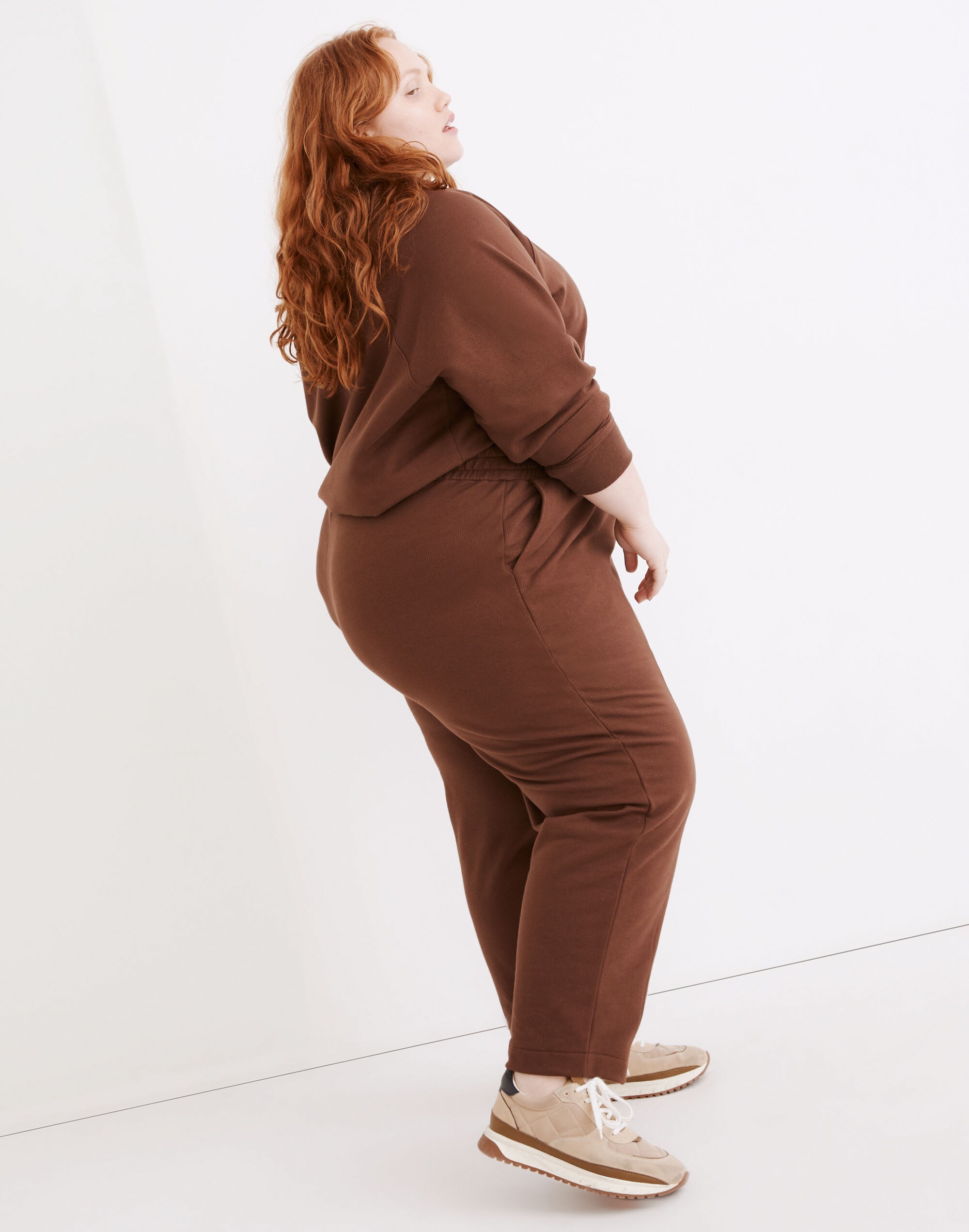 Plus MWL Ribbed Seamed Sweatpants