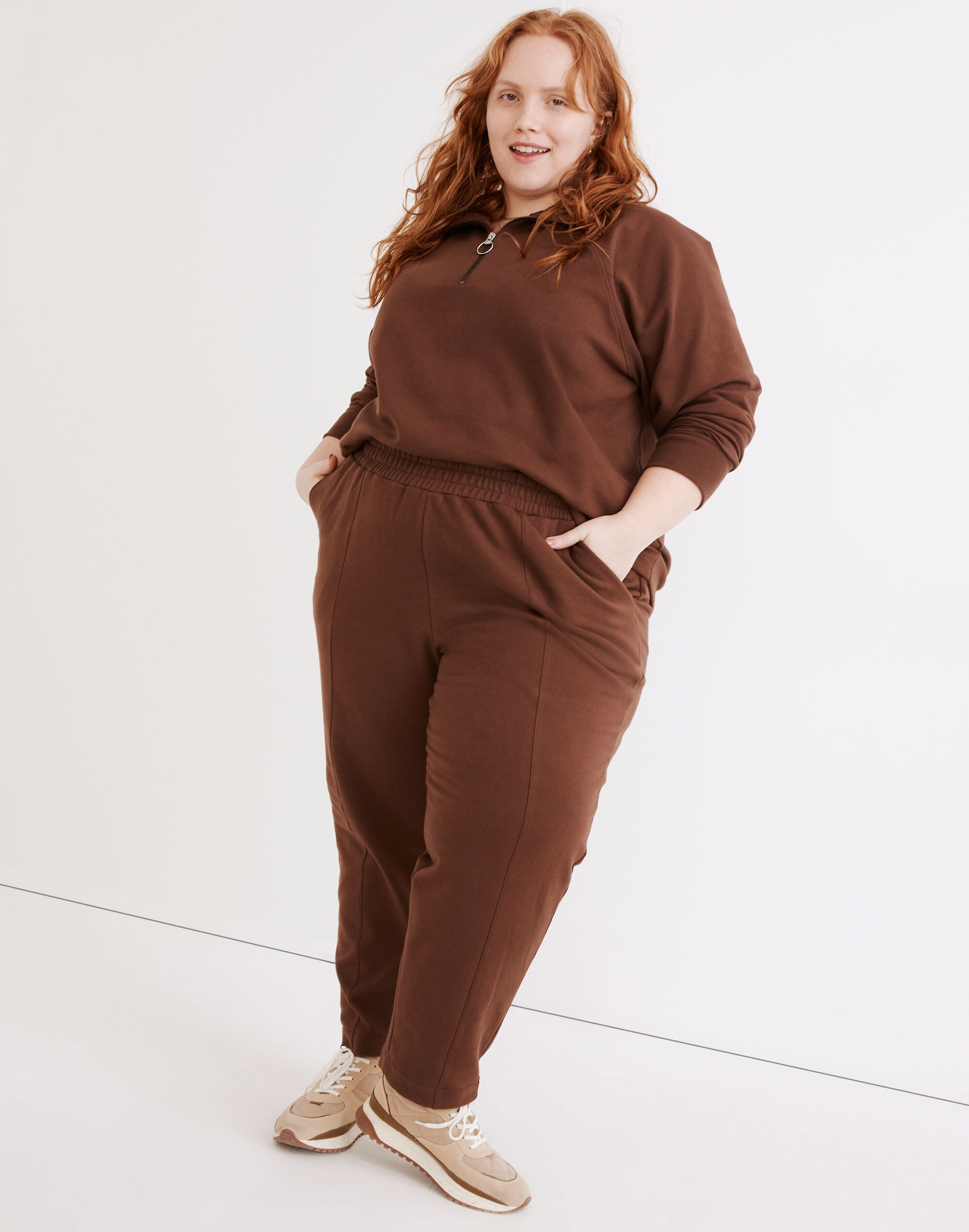 Plus MWL Ribbed Seamed Sweatpants