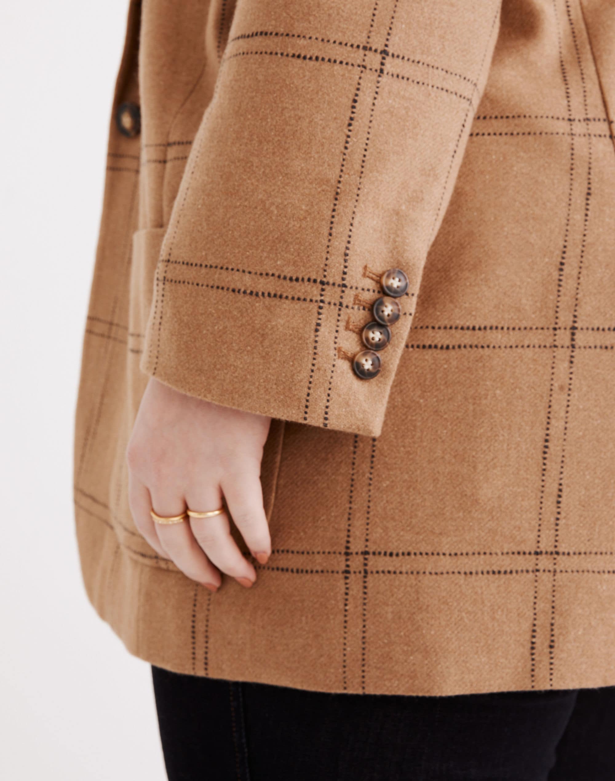 Plus Larsen Blazer in Windowpane