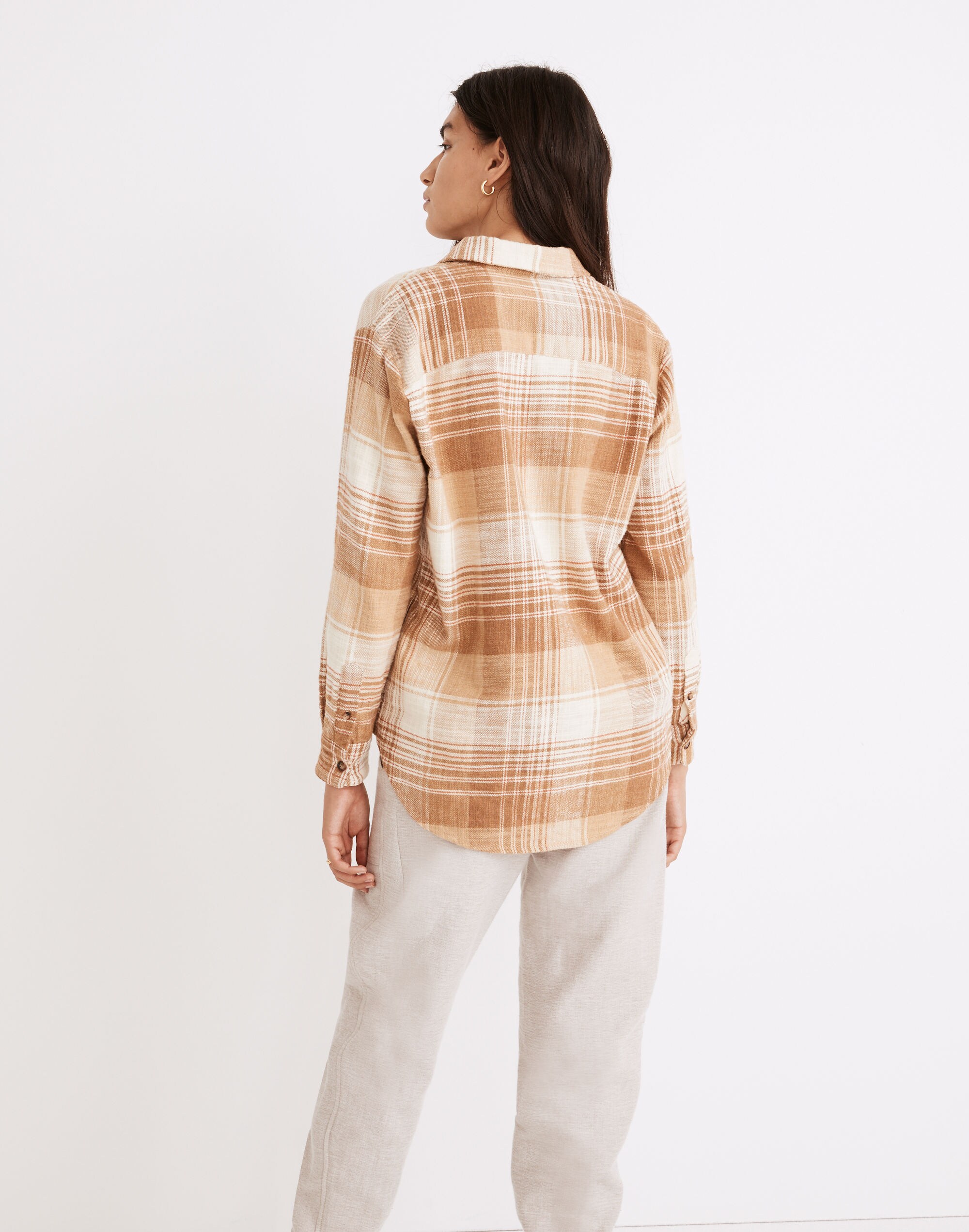 Flannel Sunday Shirt in Redell Plaid