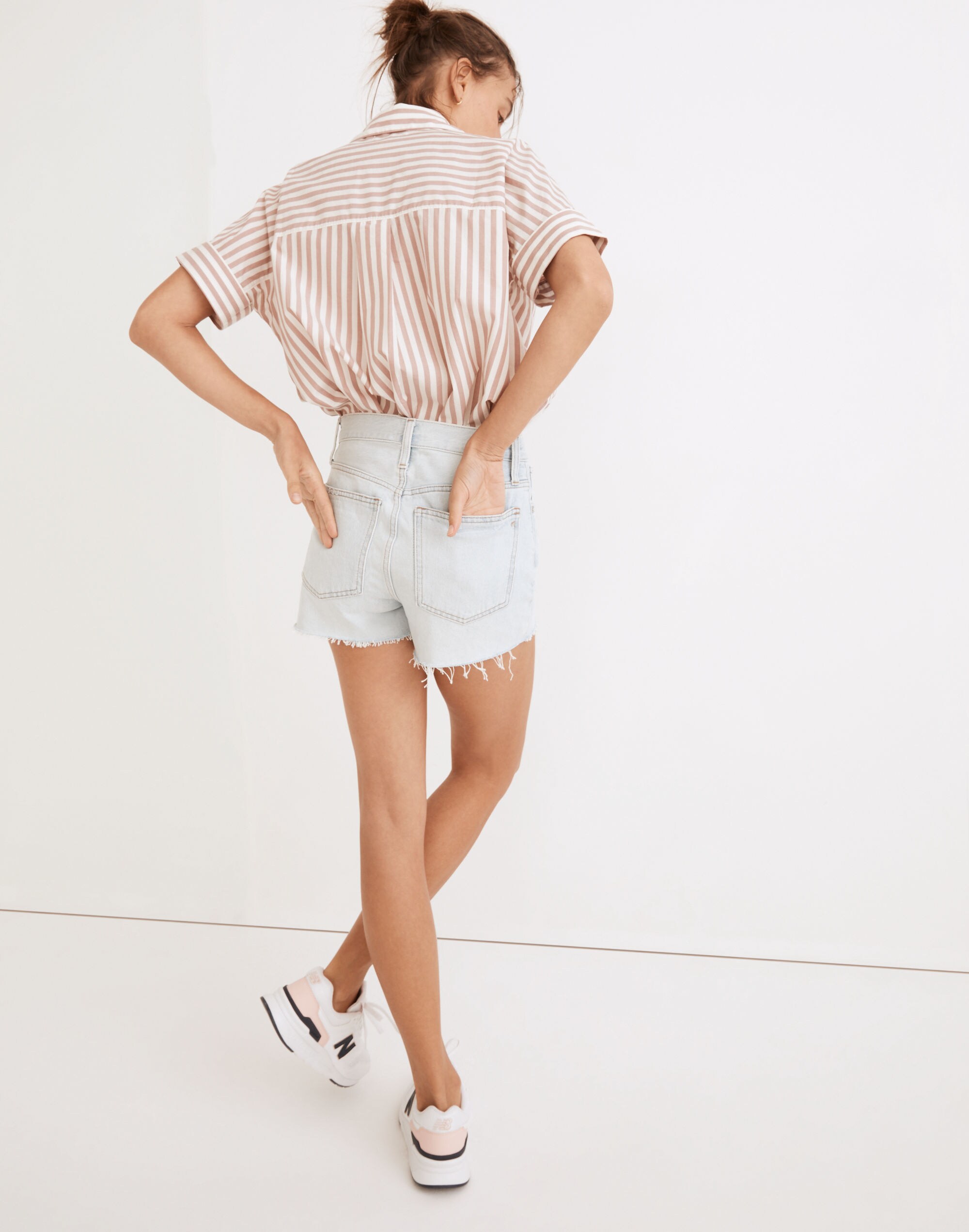 Relaxed Denim Shorts in Essen Wash