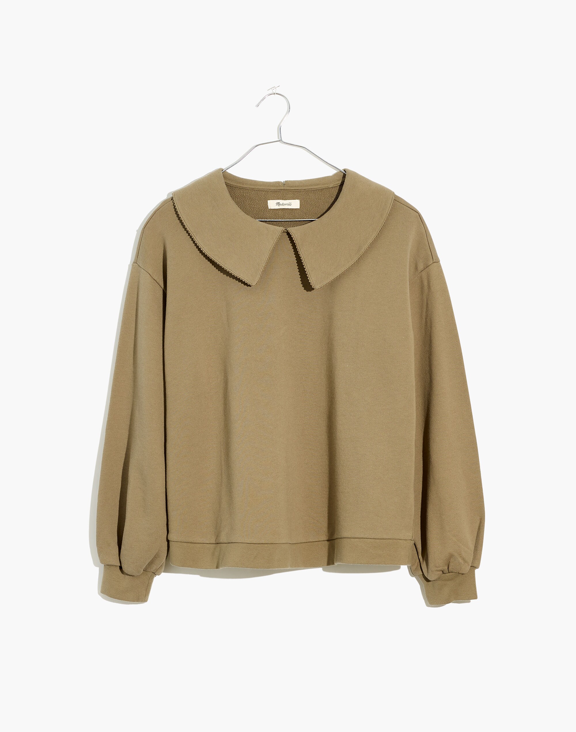 (Re)sourced Cotton Collared Sweatshirt