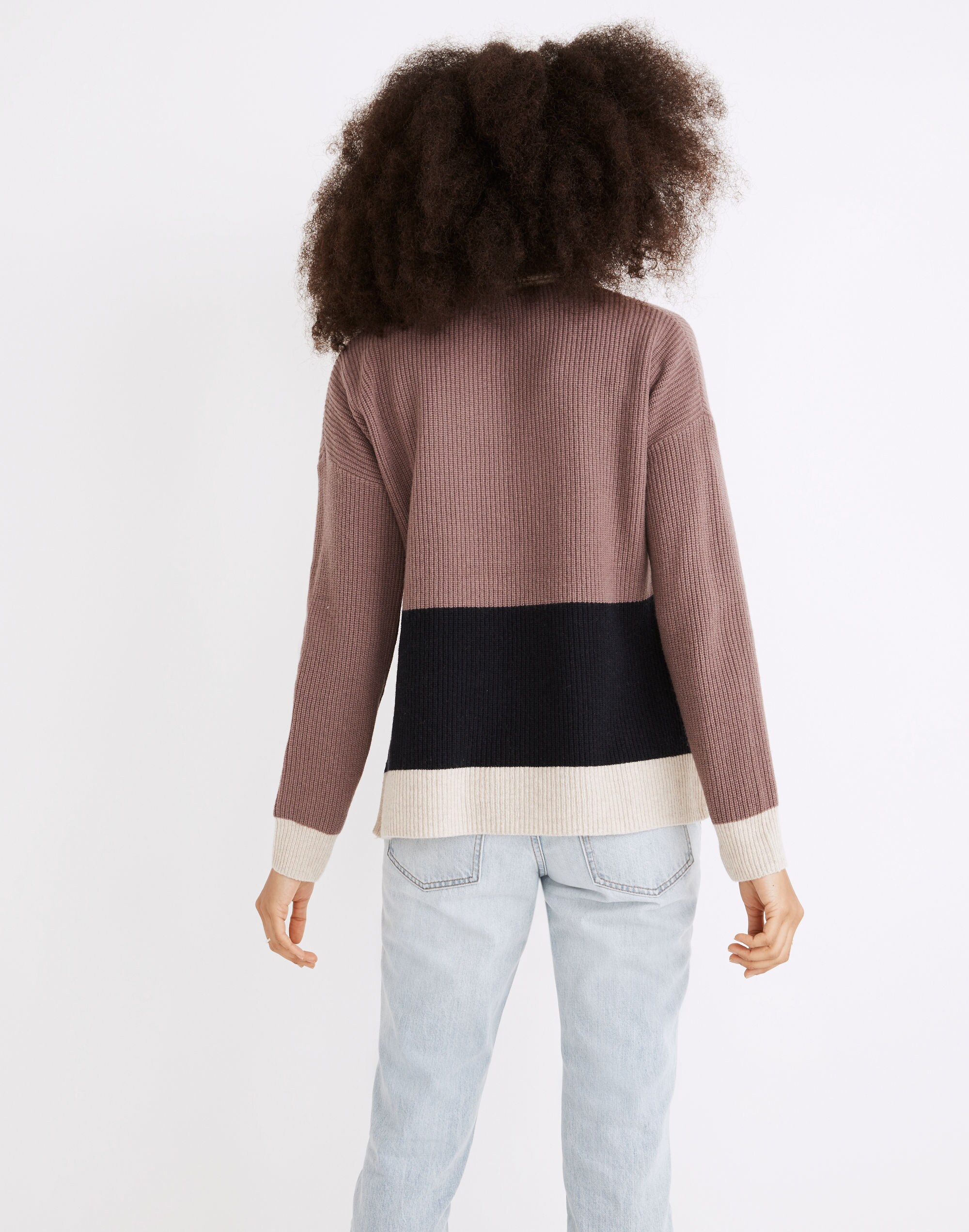 Glenbrook Half-Zip Pullover Sweater in Colorblock