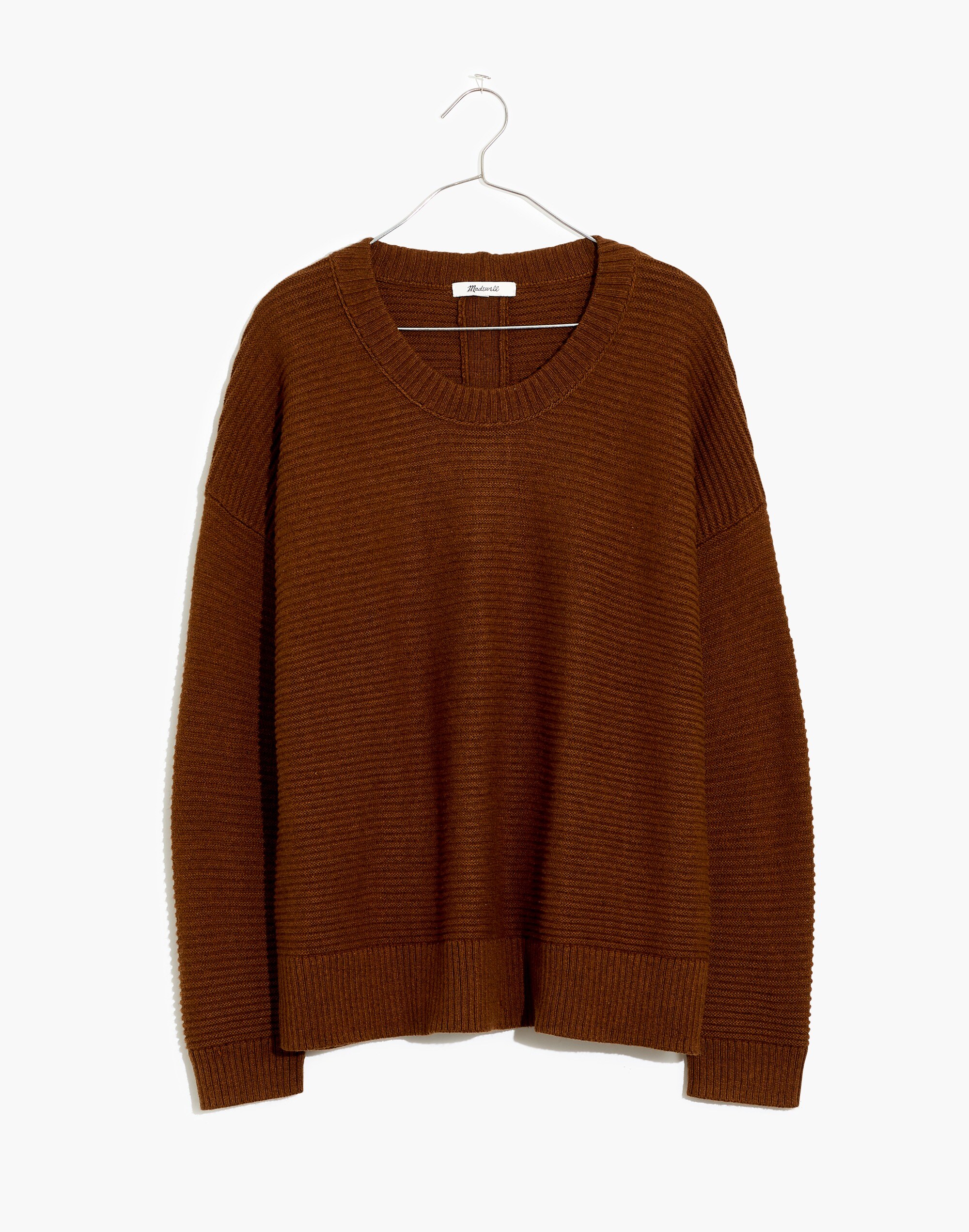 Plus Greensboro Button-Back Sweater