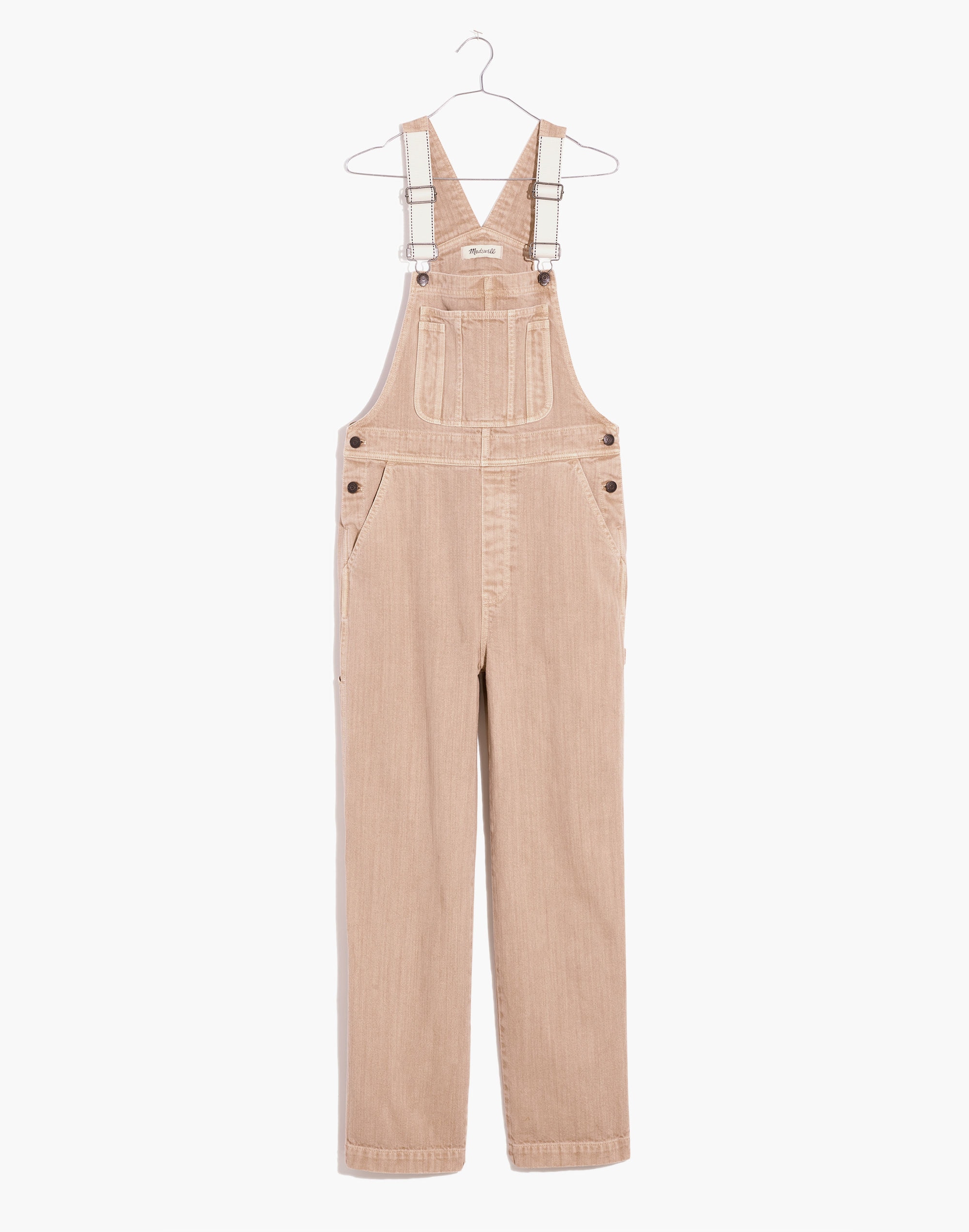 Madewell x Backdrop Studio Hours Garment-Dyed Overalls