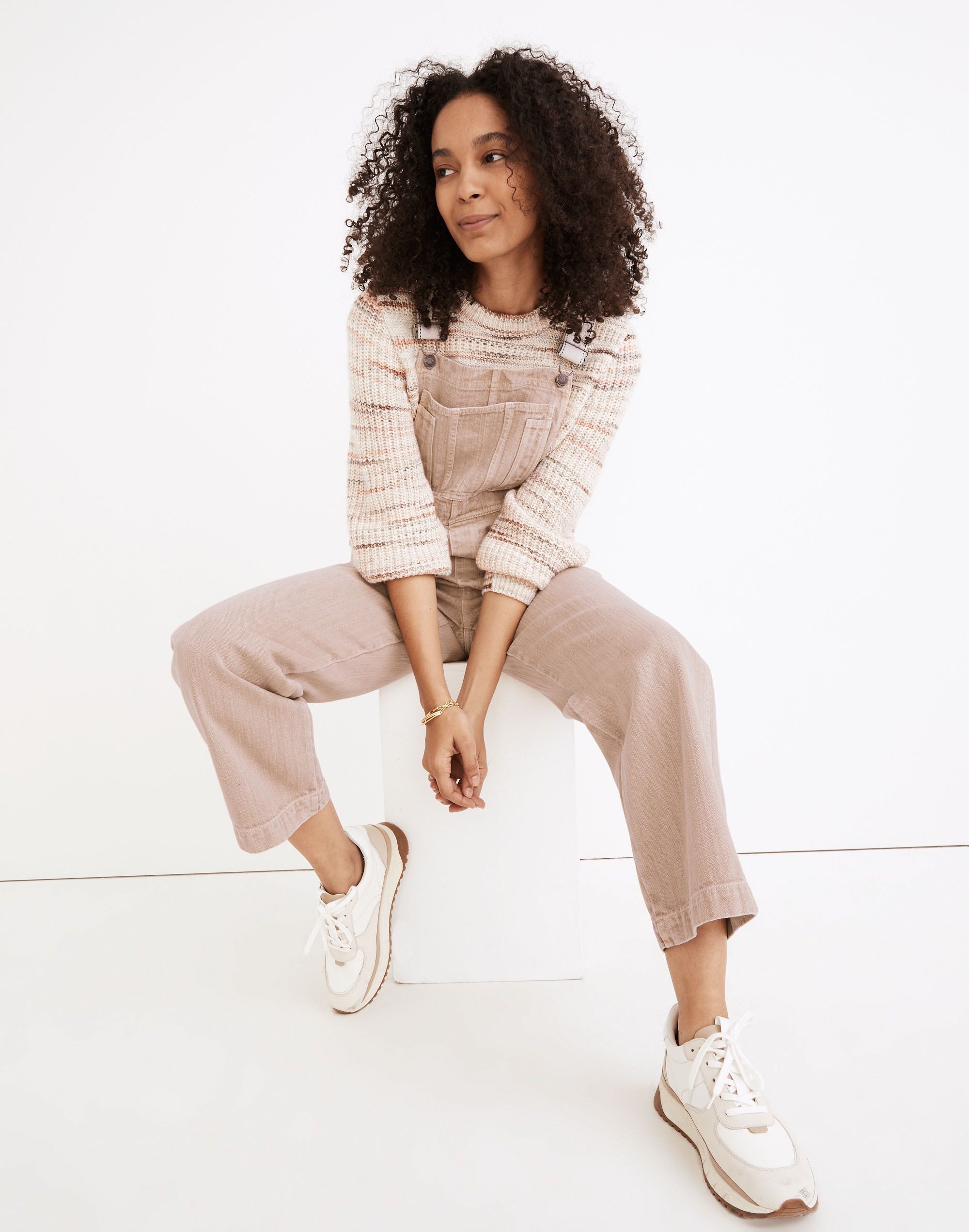 Madewell x Backdrop Studio Hours Garment-Dyed Overalls