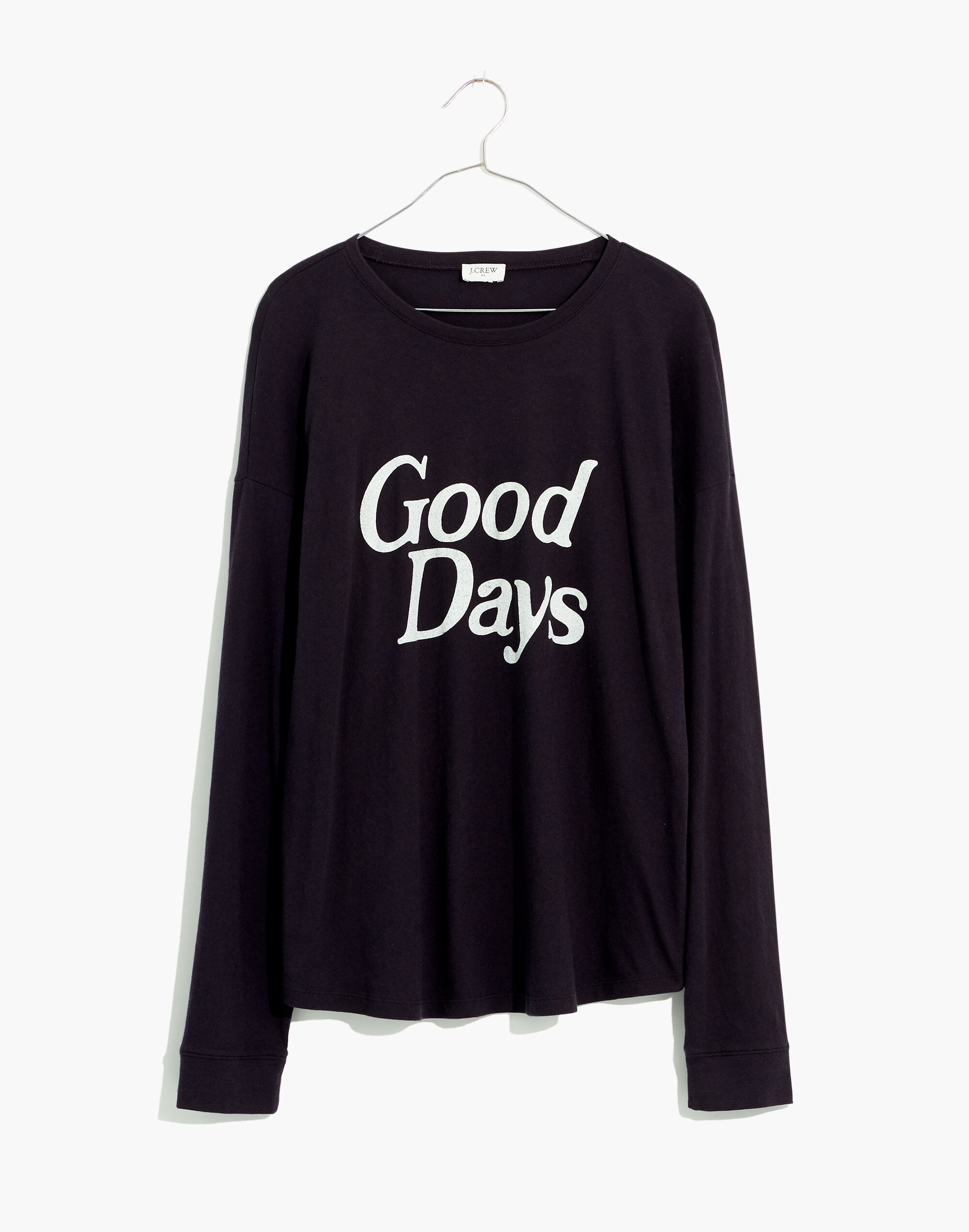 Good Days Graphic Softfade Cotton Long-Sleeve Tee