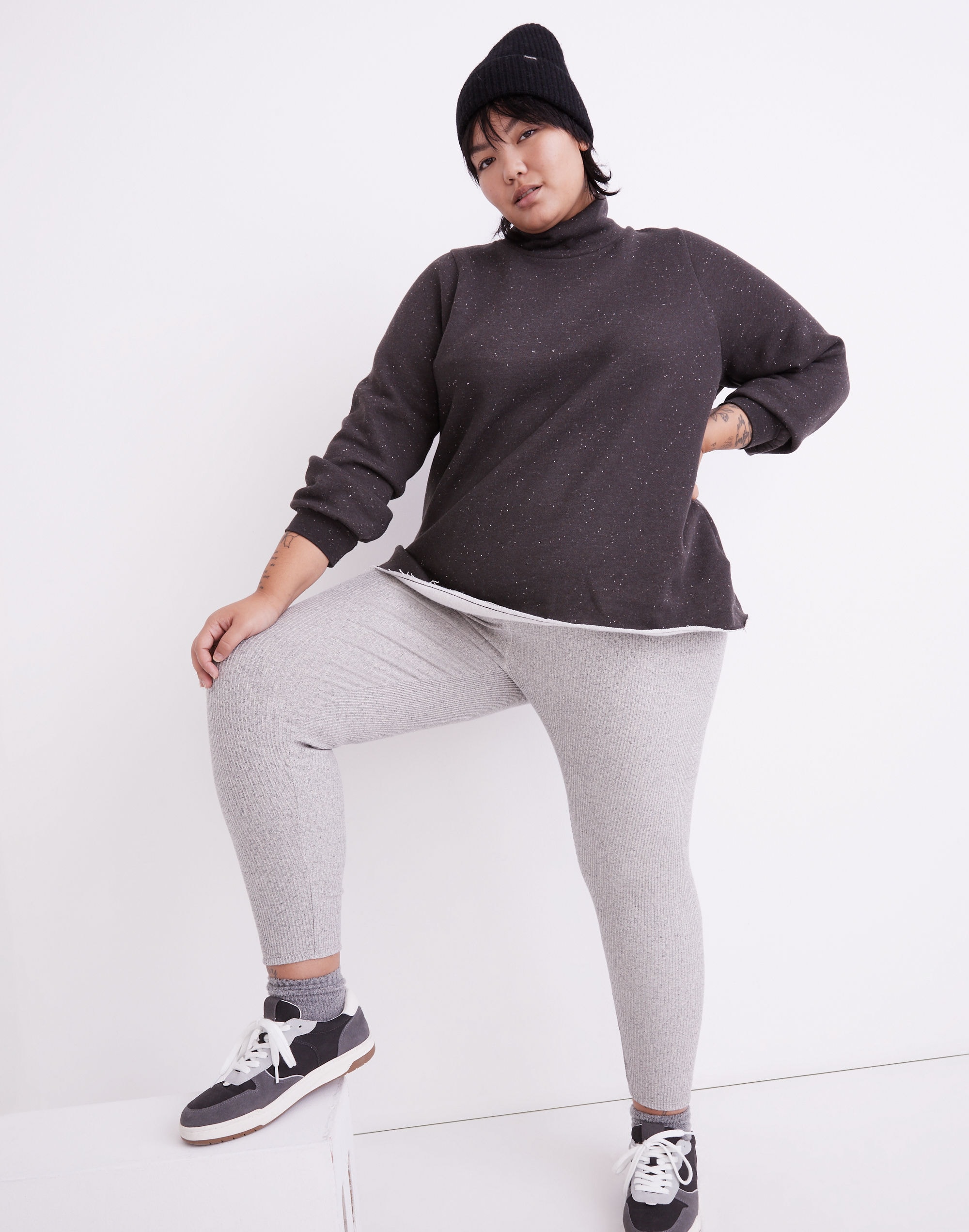 Plus MWL Superribbed High-Rise 25 1/2" Leggings