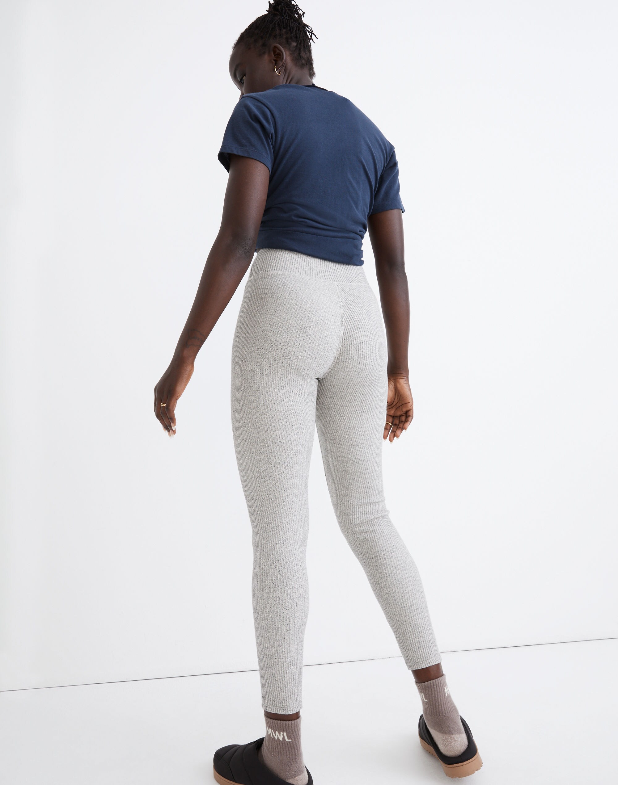 Curvy MWL Superribbed High-Rise 25" Leggings